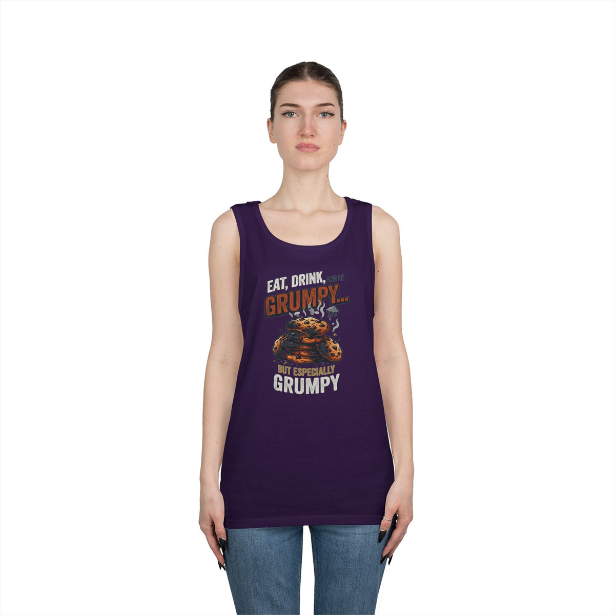 "Eat Drink And Be Grumpy" Tank Top