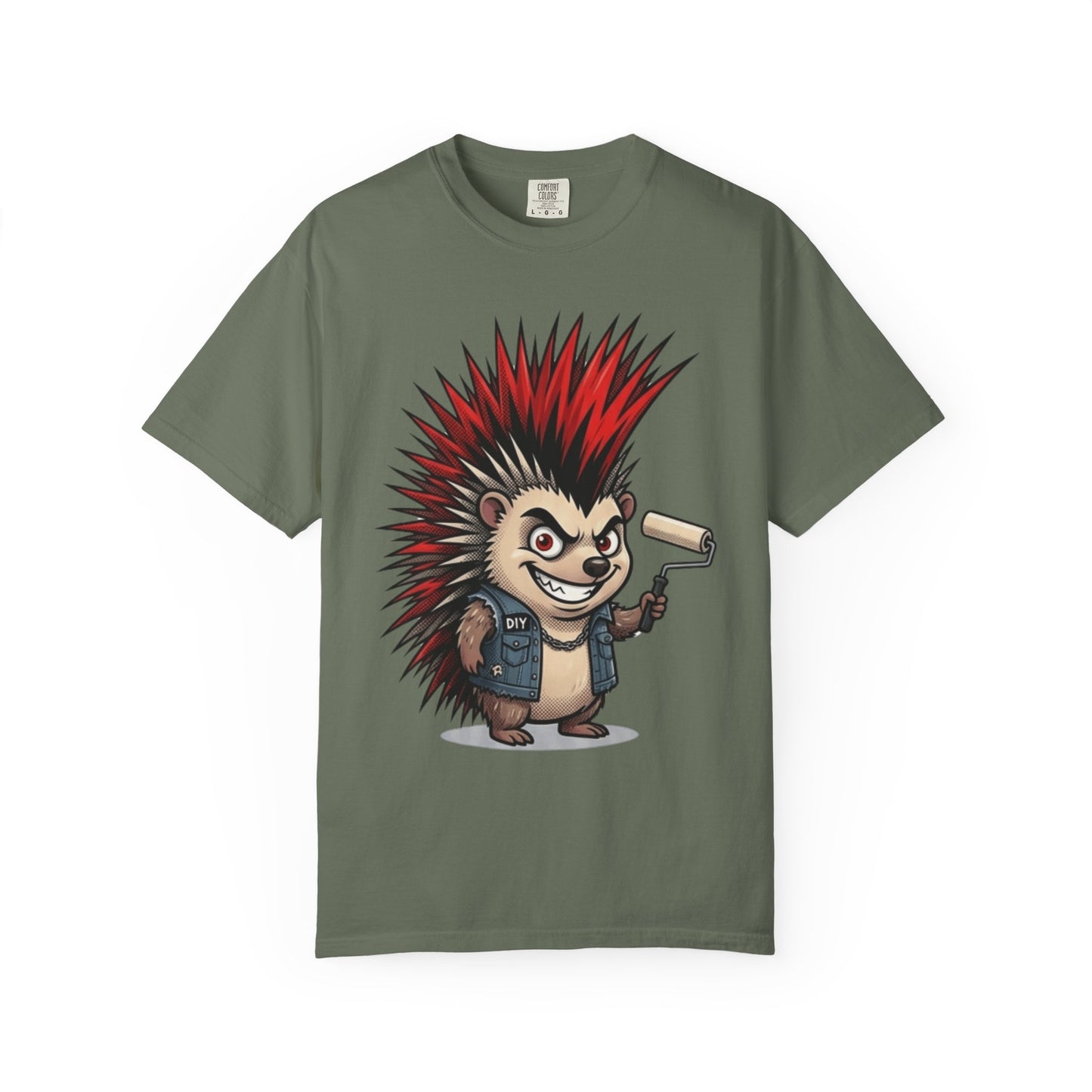 "Punkupine" Unisex Garment-Dyed Tee