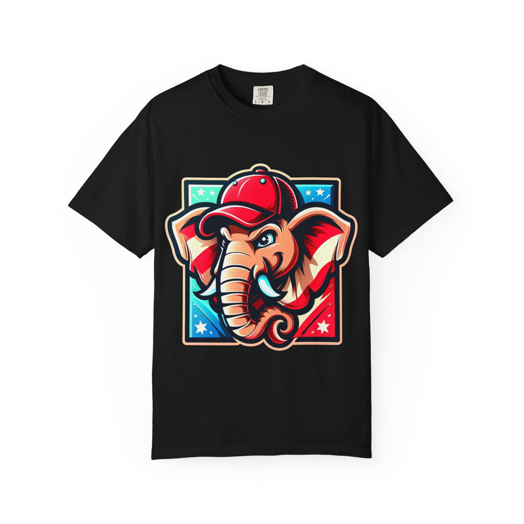 "The Patriot Elephant" Unisex Garment-Dyed T-shirt