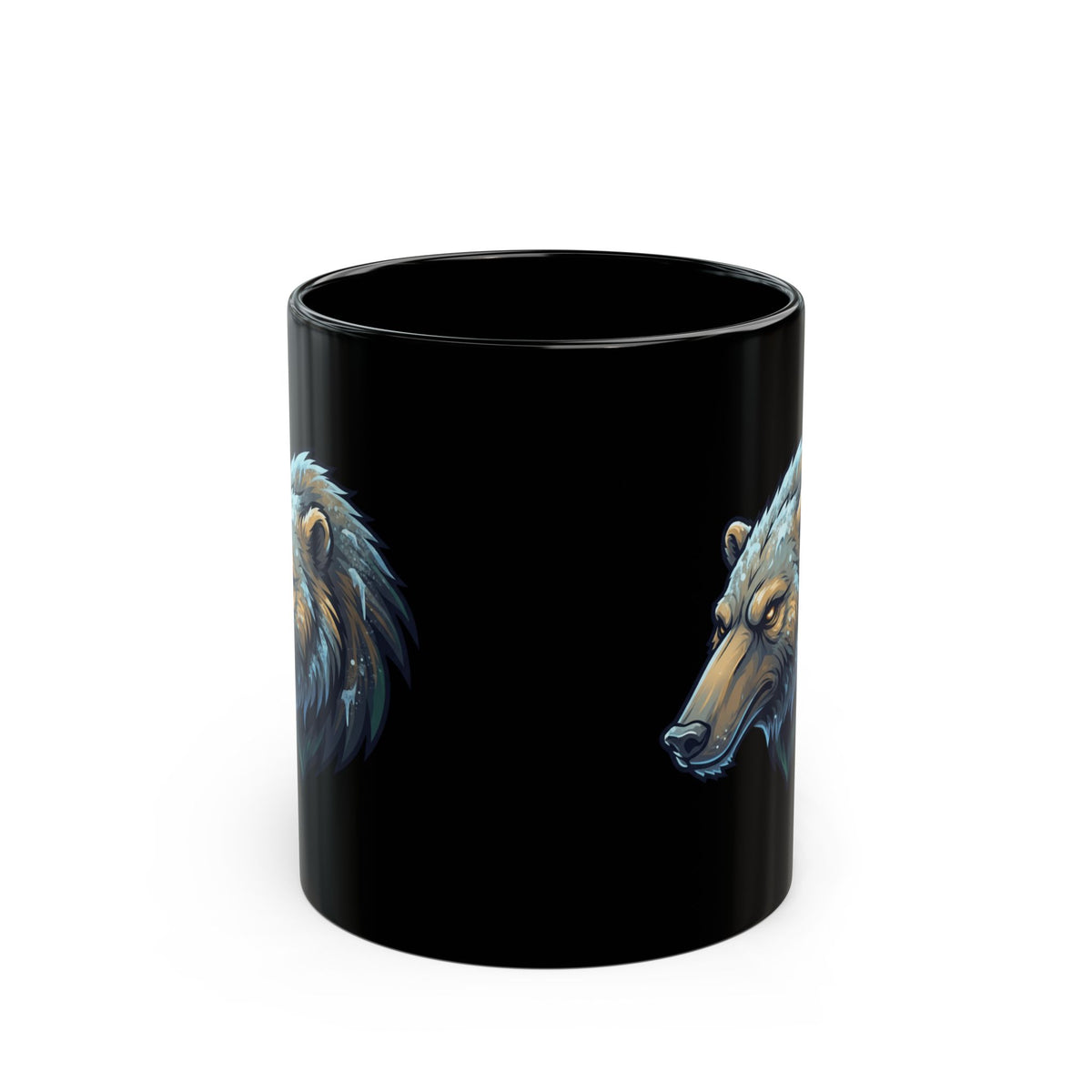 "Alioat (Siberian Folklore)" Black Ceramic Mug — Graphic