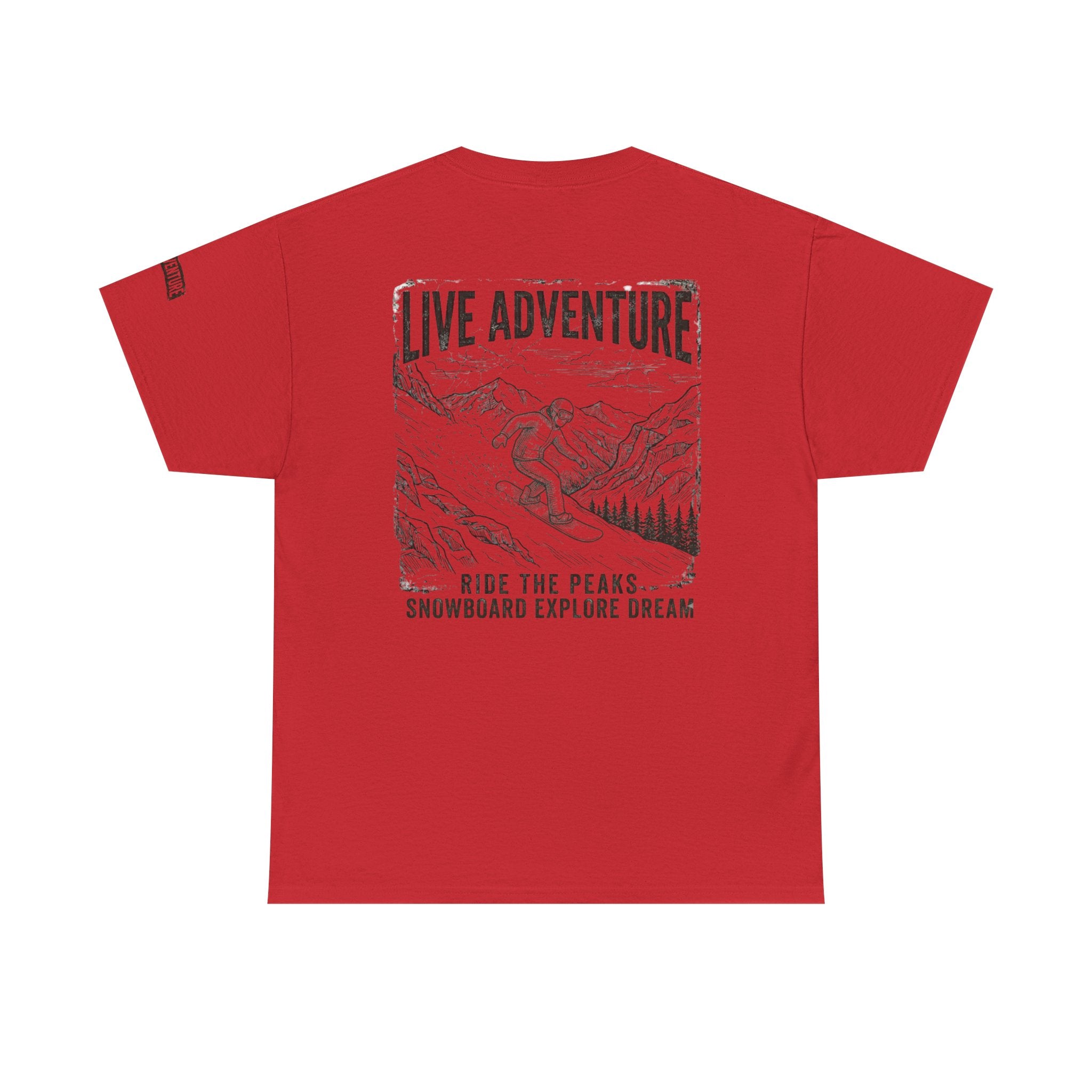 "Live Adventure - Snowboard" Premium Graphic Tee