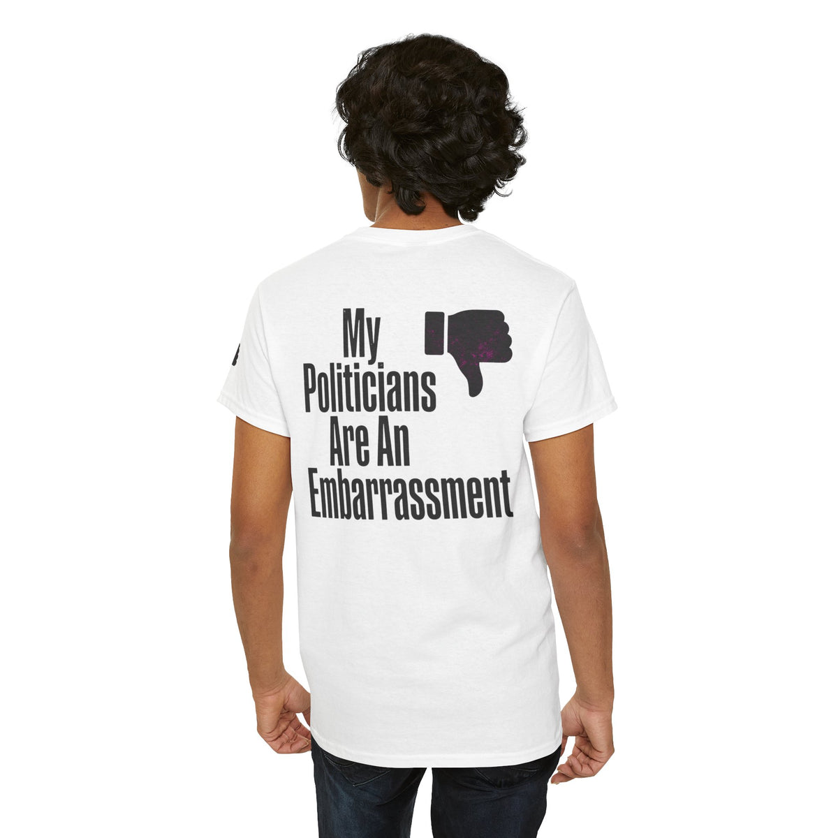 Color: White | My Politicians Are An Embarassmenet Premium Graphic Tee