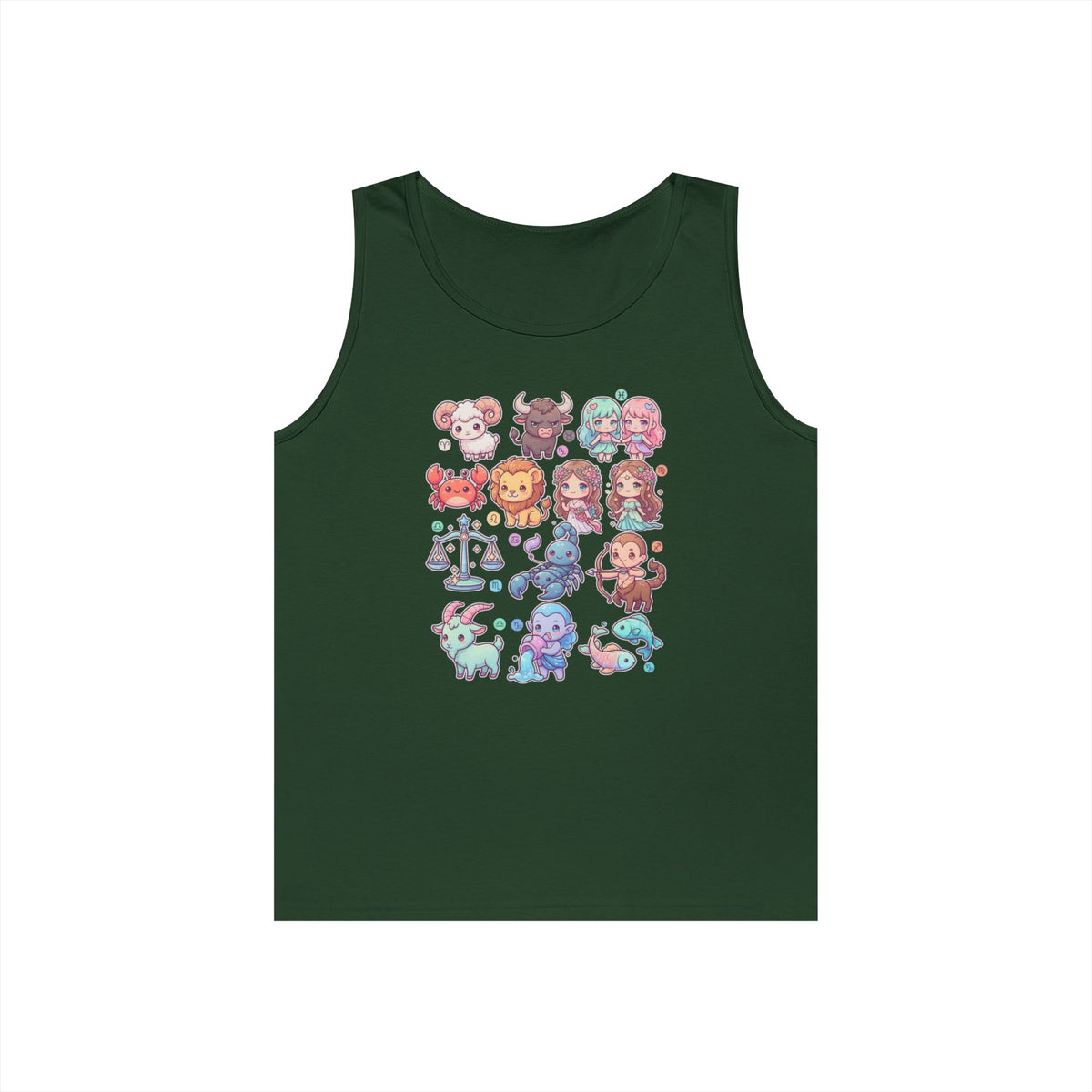 "Cute Chibi Zodiac" Tank Top
