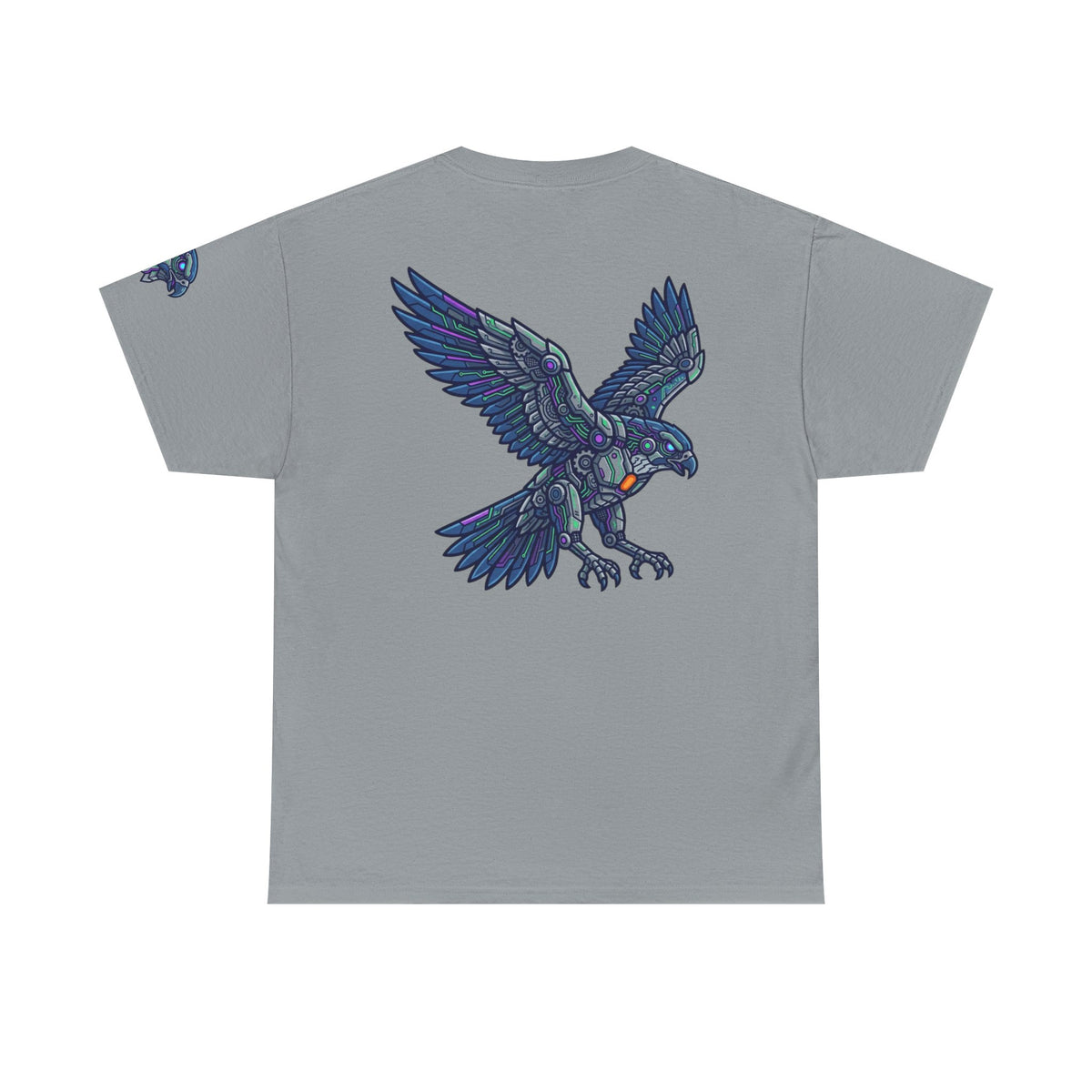 Color: Gravel | Cyber Eagle Premium Graphic Tee