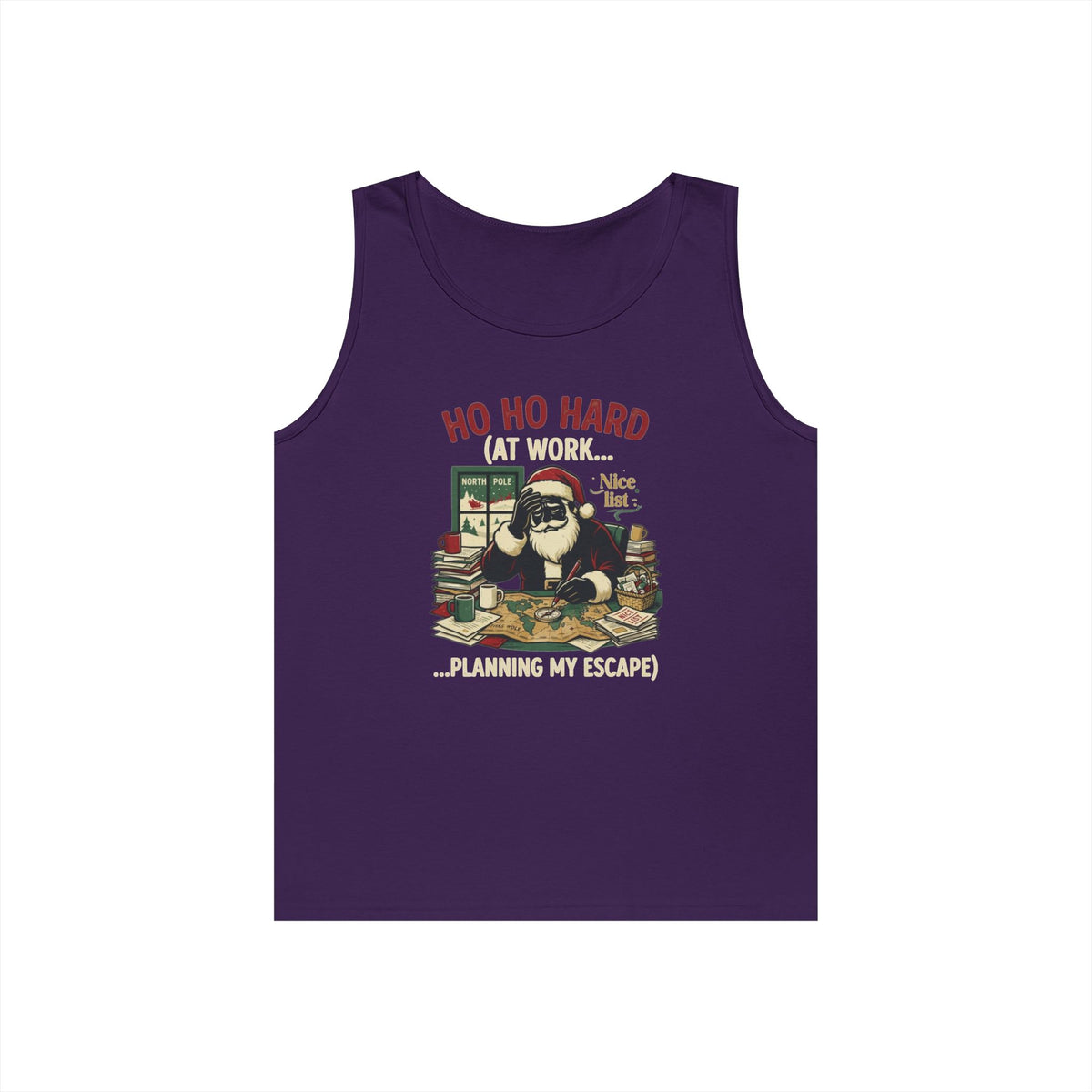 "Ho Ho Hard At Work" Tank Top