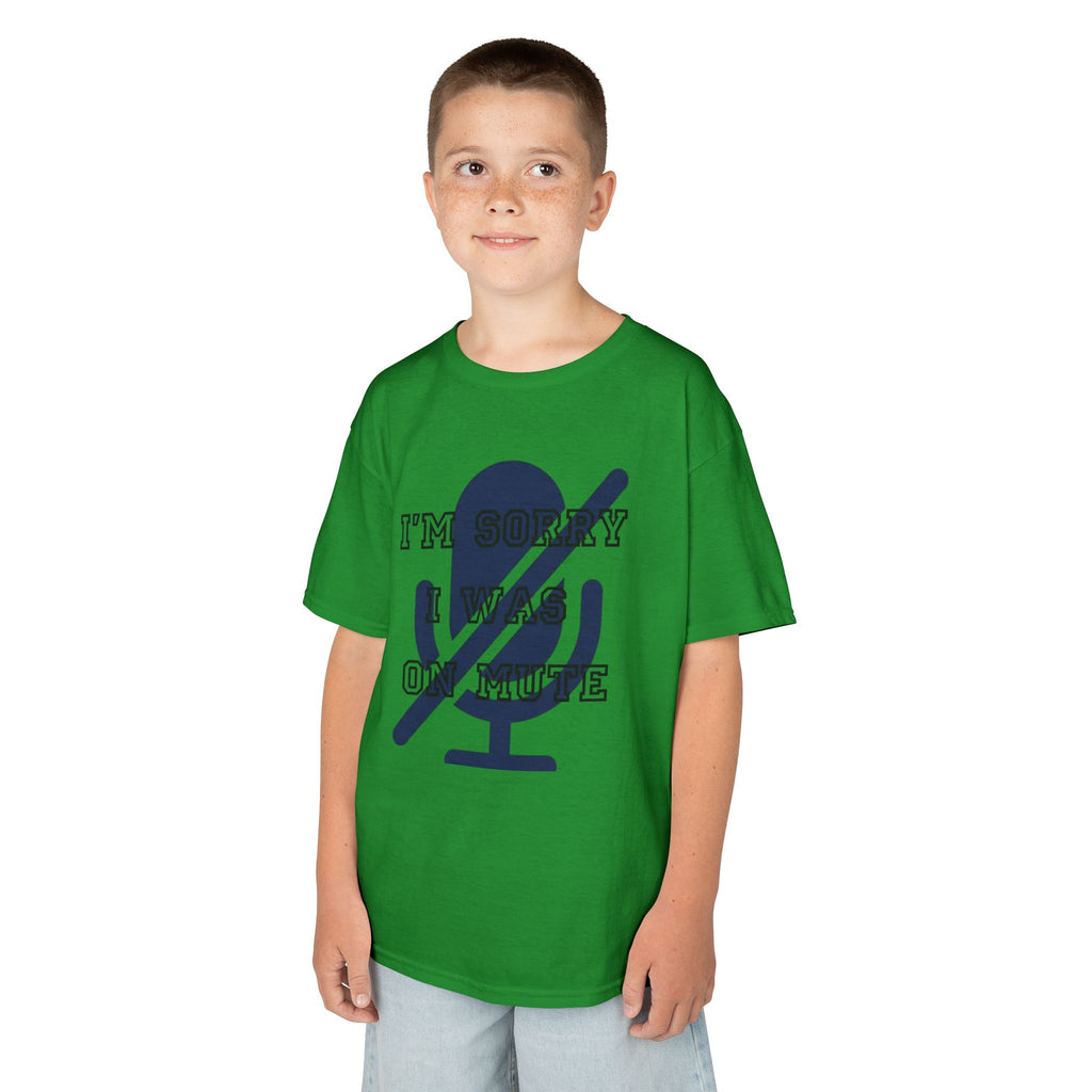 "I'm Sorry I Was On Mute" Kids Tee