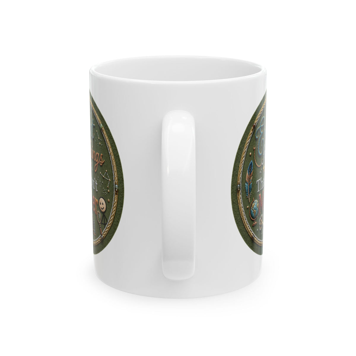 "Expert In Things That Don't Matter" White Ceramic Mug