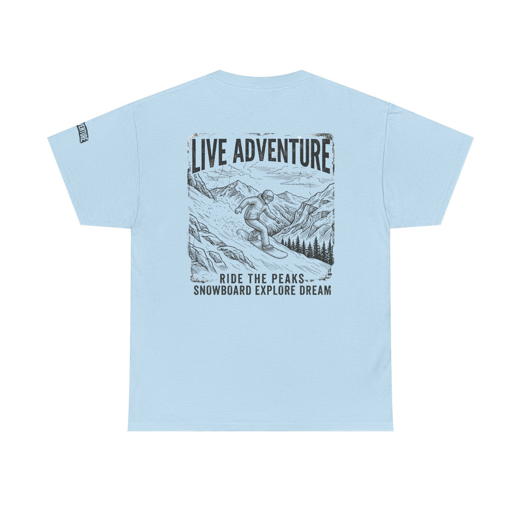 "Live Adventure - Snowboard" Premium Graphic Tee