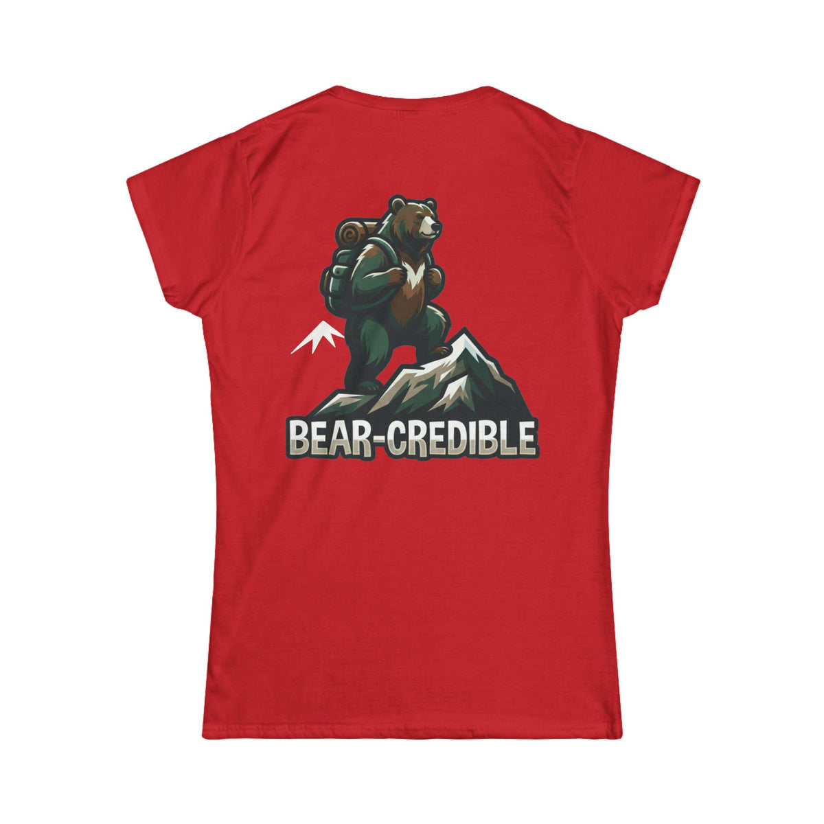 Color: Red | Bear Credible Women's Tee