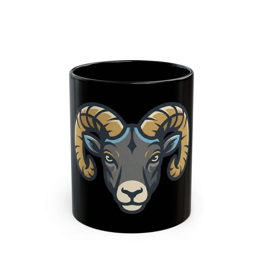 "May Legend" Black Ceramic Mug — Graphic