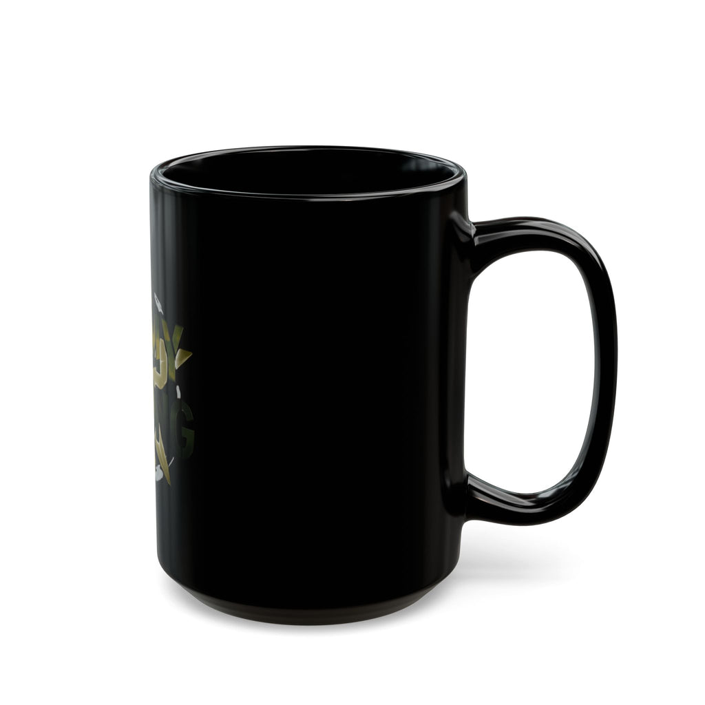 "Army Strong-2" Black Ceramic Mug