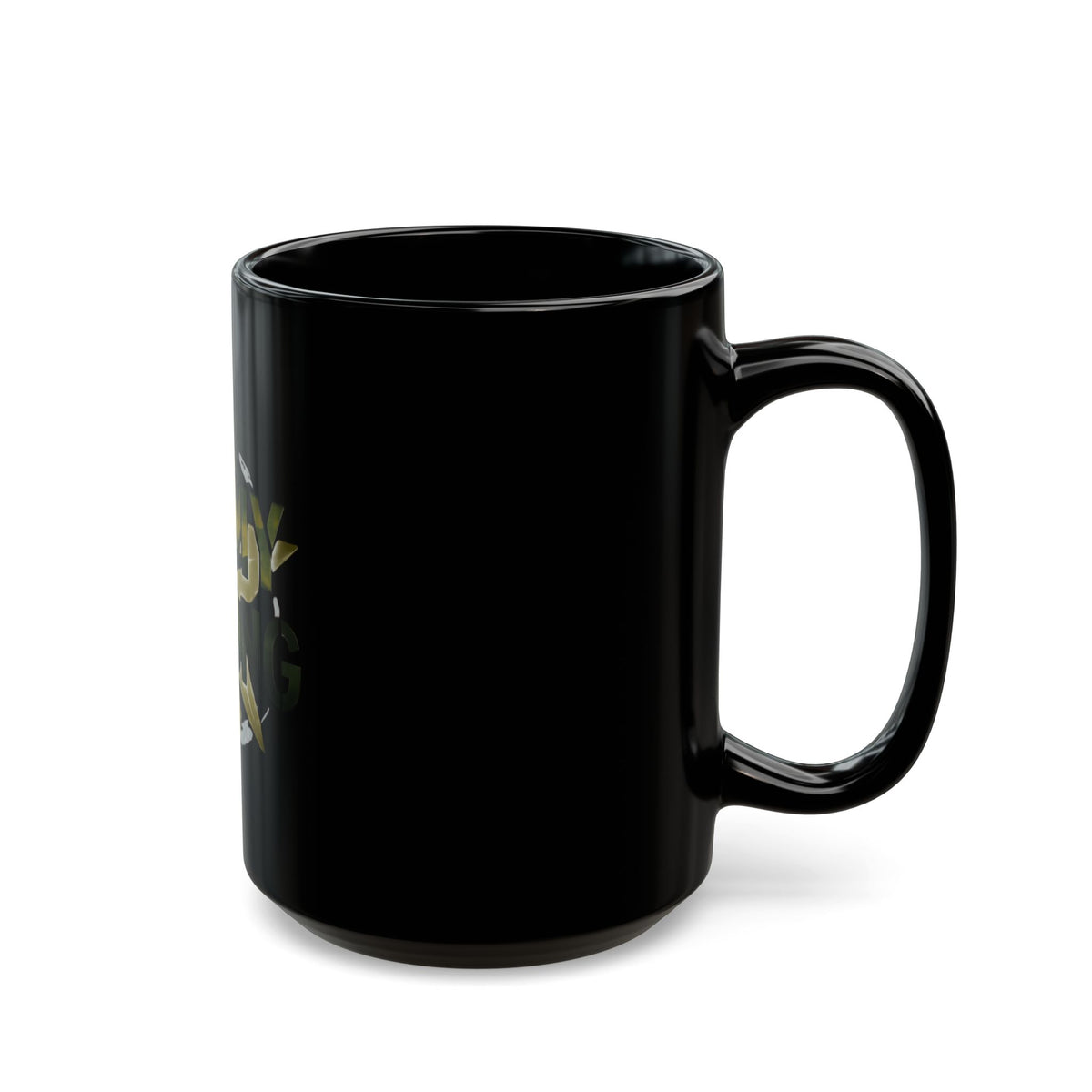 "Army Strong-2" Black Ceramic Mug