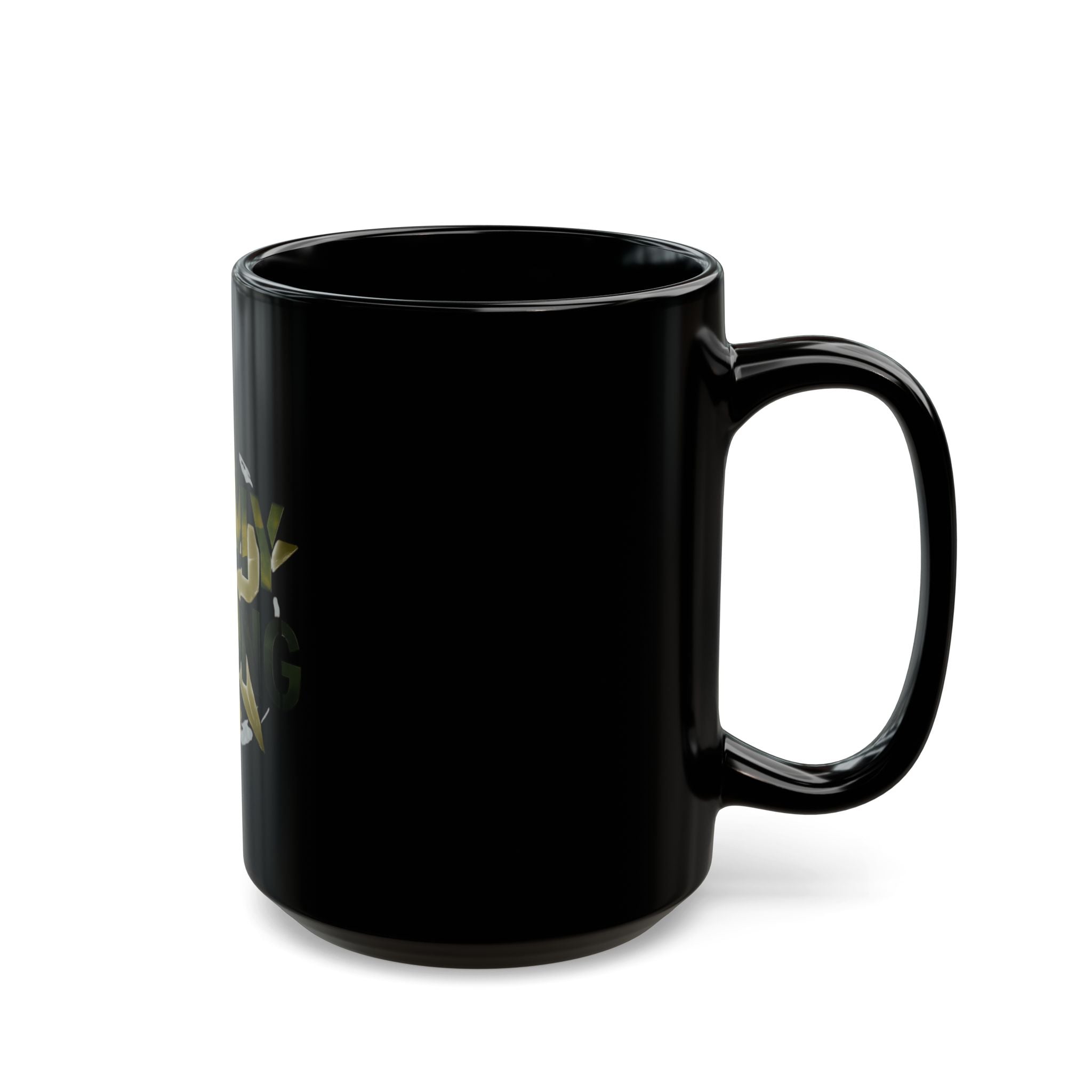 "Army Strong-2" Black Ceramic Mug