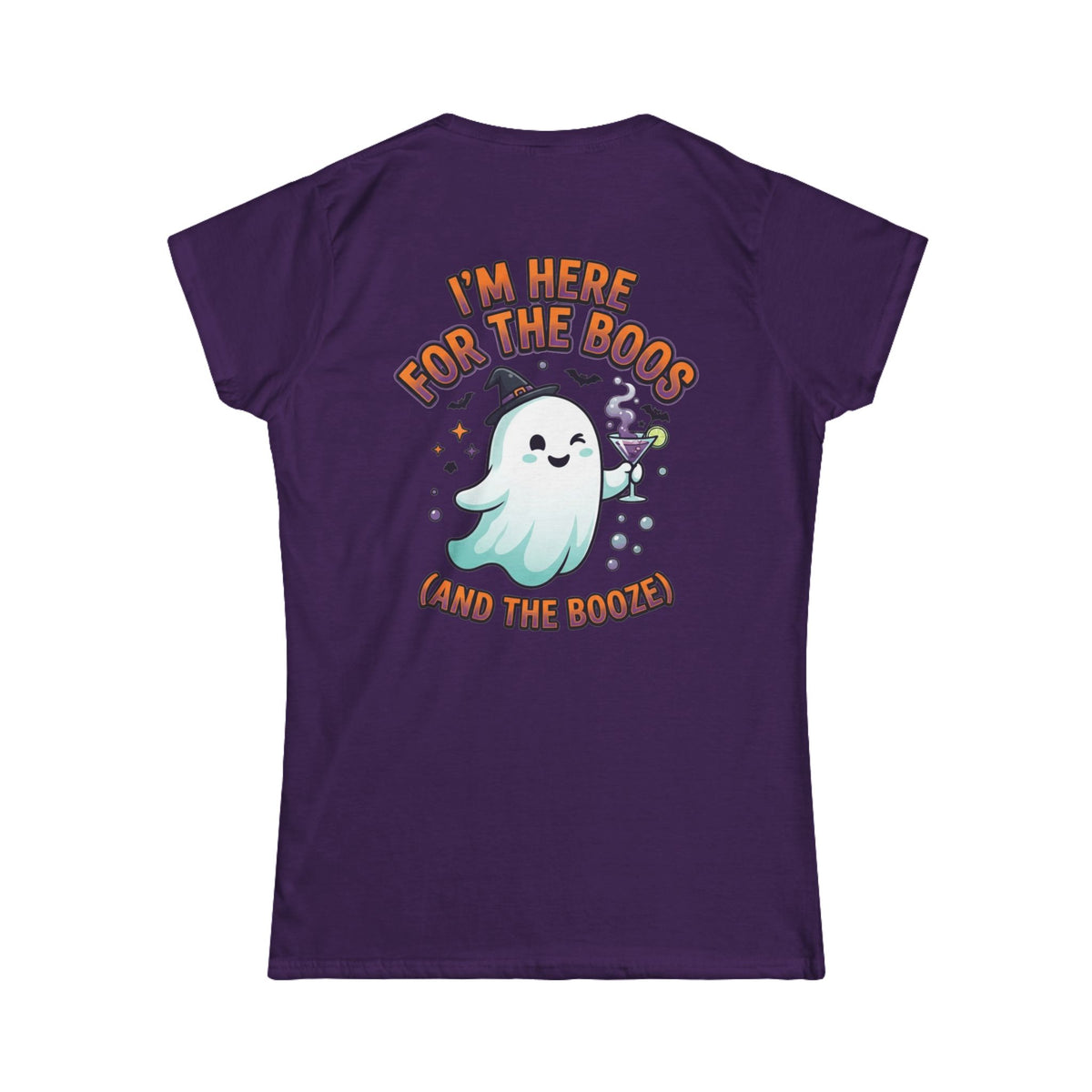 Color: Purple | I'm Here For The Boos Women's Tee