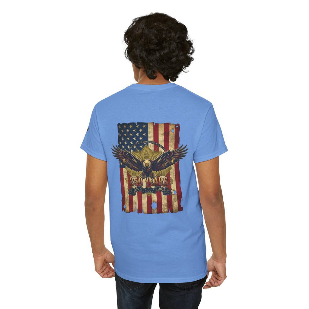 "Eagle and Flag 250 Years" Premium Graphic Tee