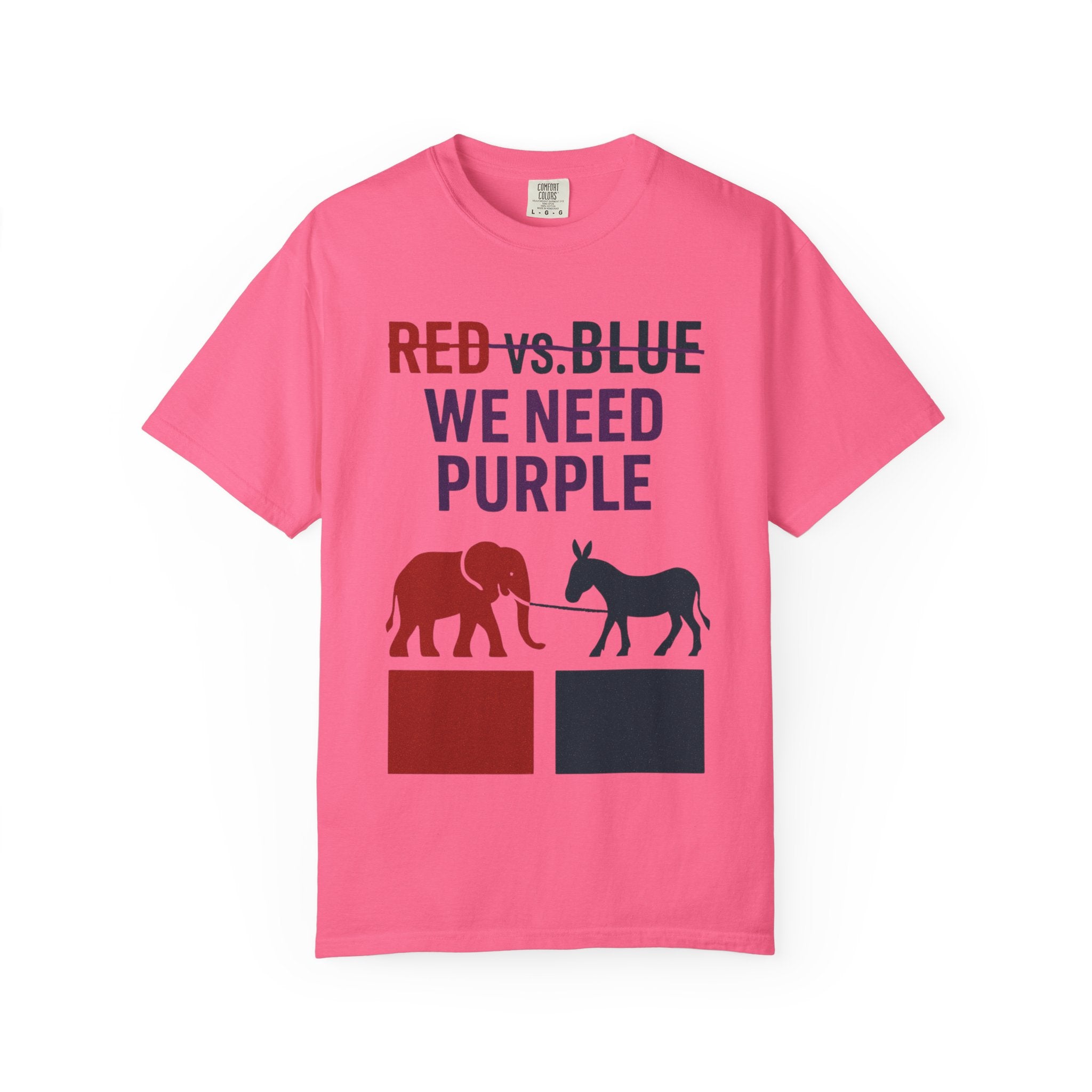 "he Lesser Evil Election" Unisex Garment-Dyed T-shirt