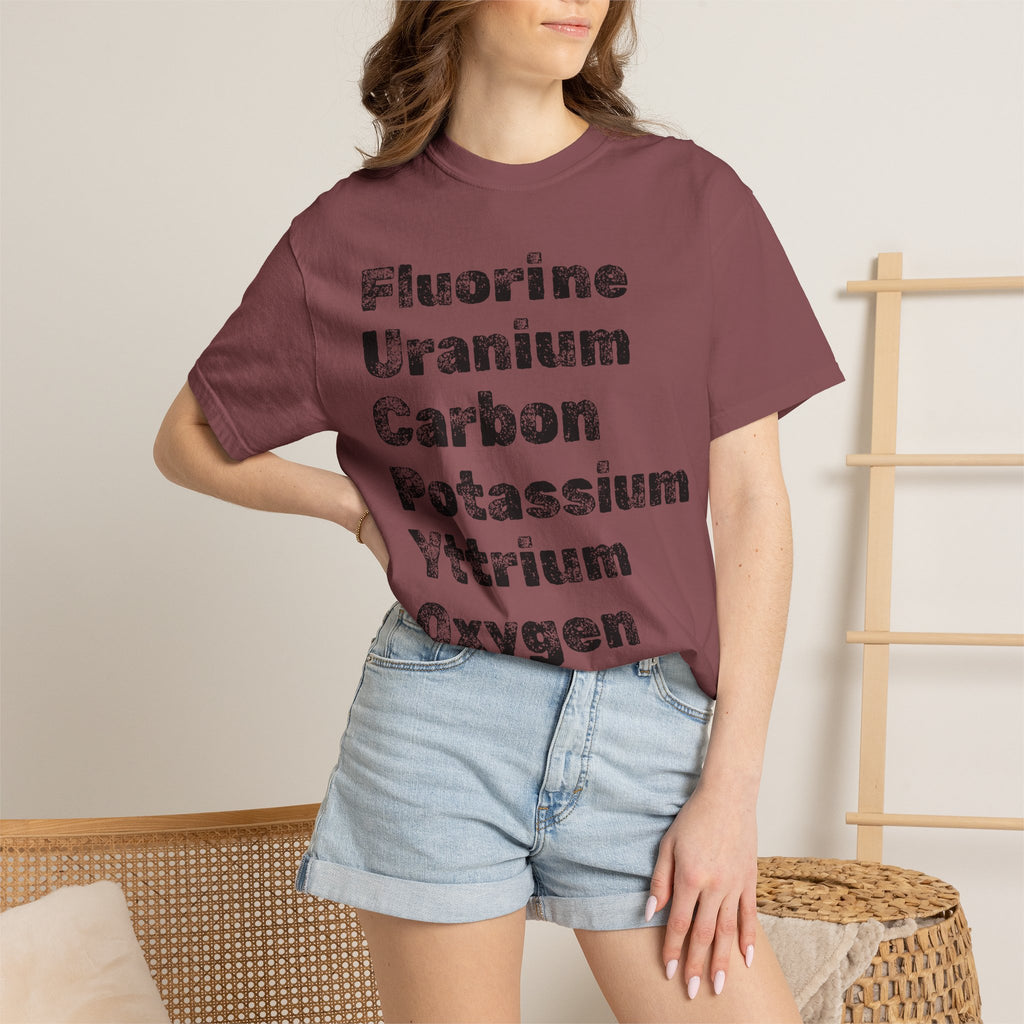 "Periodic Salt" Unisex Garment-Dyed T-shirt