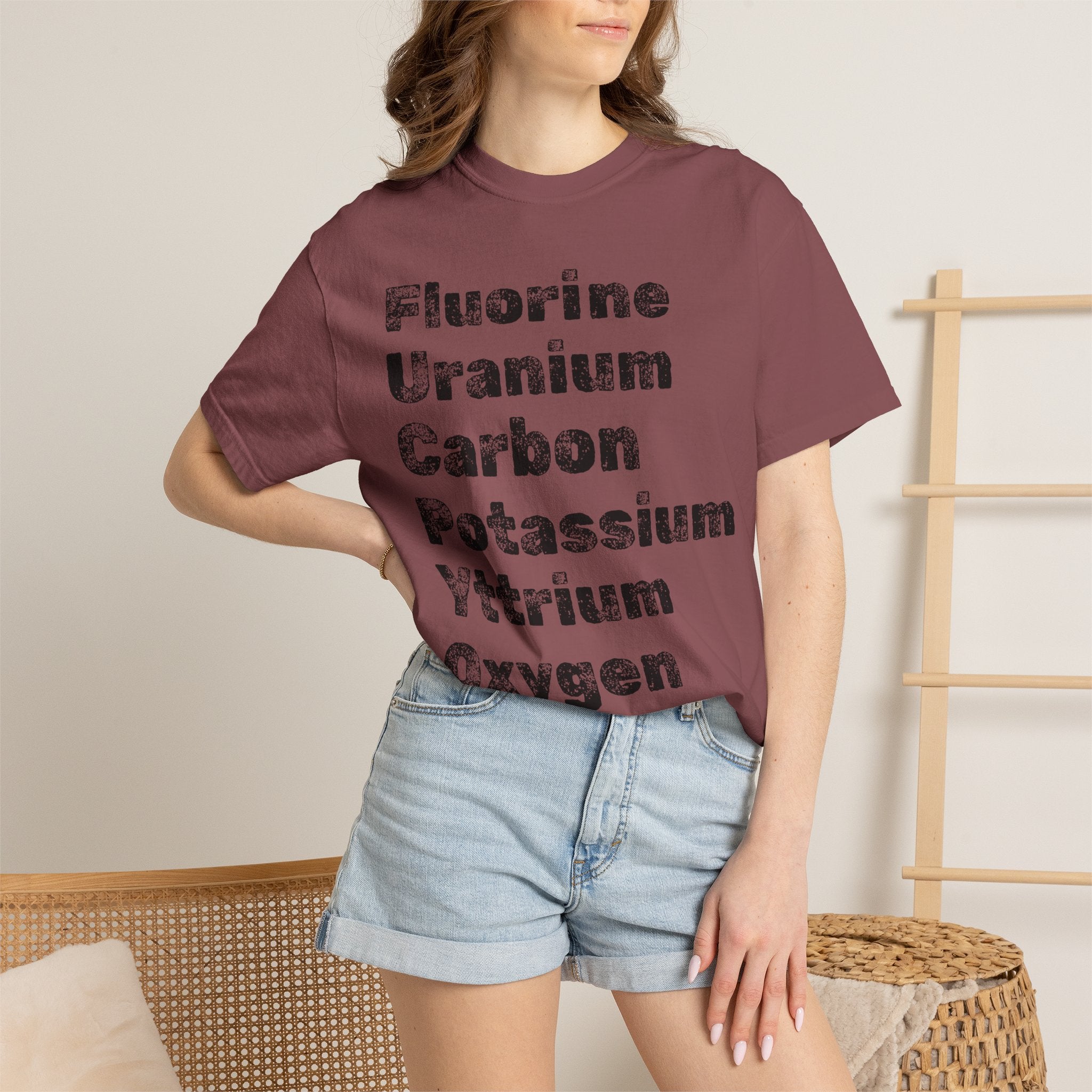 "Periodic Salt" Unisex Garment-Dyed T-shirt