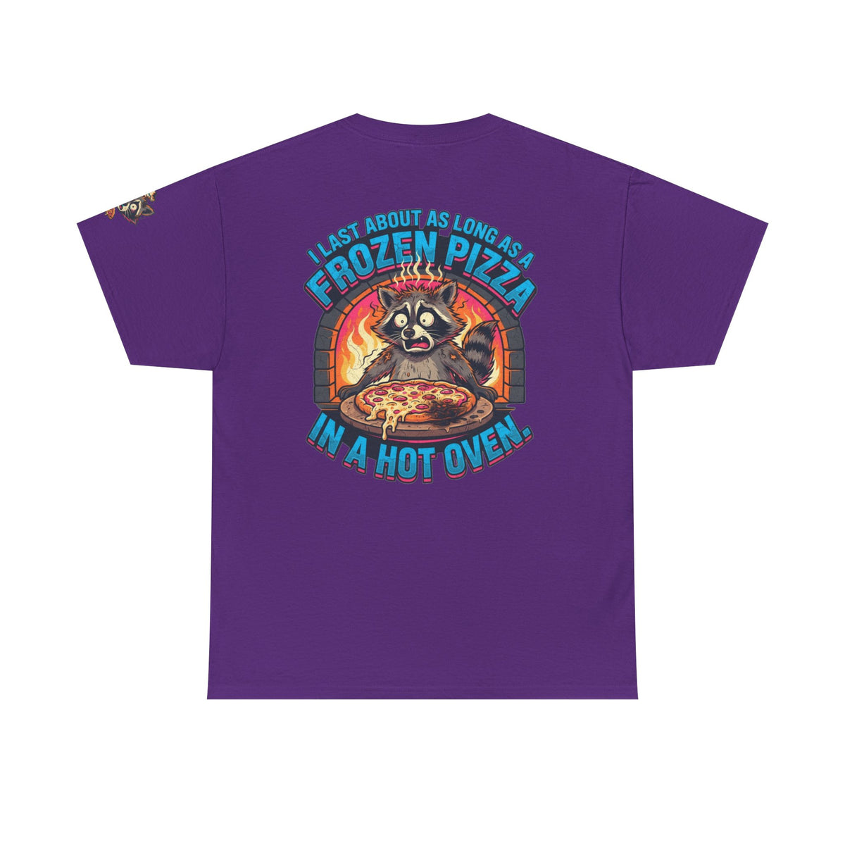 Color: Purple | Frozen Pizza in a Hot Oven Premium Graphic Tee