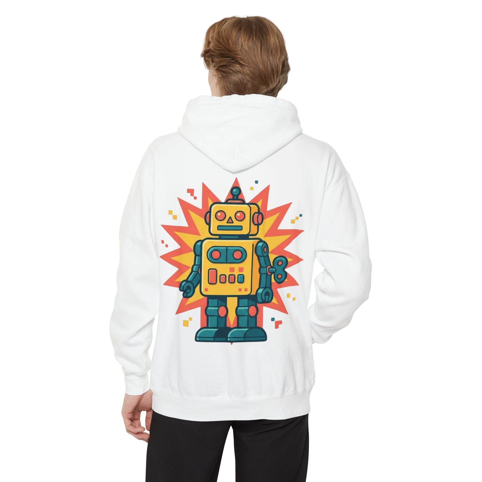 "Toy Robot" Garment-Dyed Hoodie