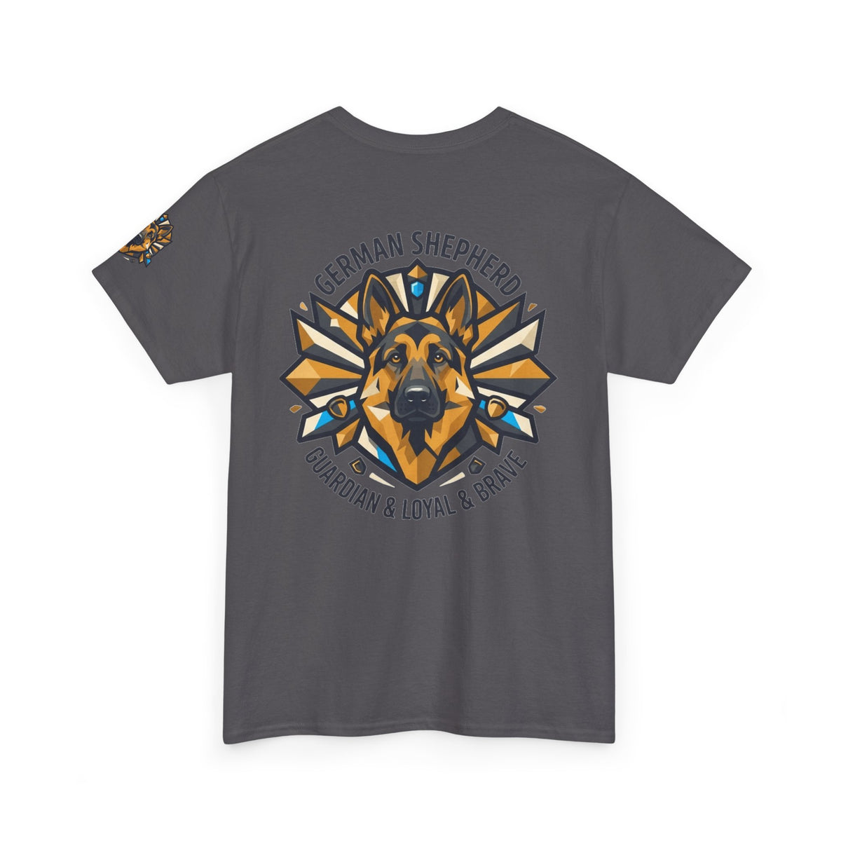 "German Shepherd Guardian Loyal Brave" Premium Graphic Tee
