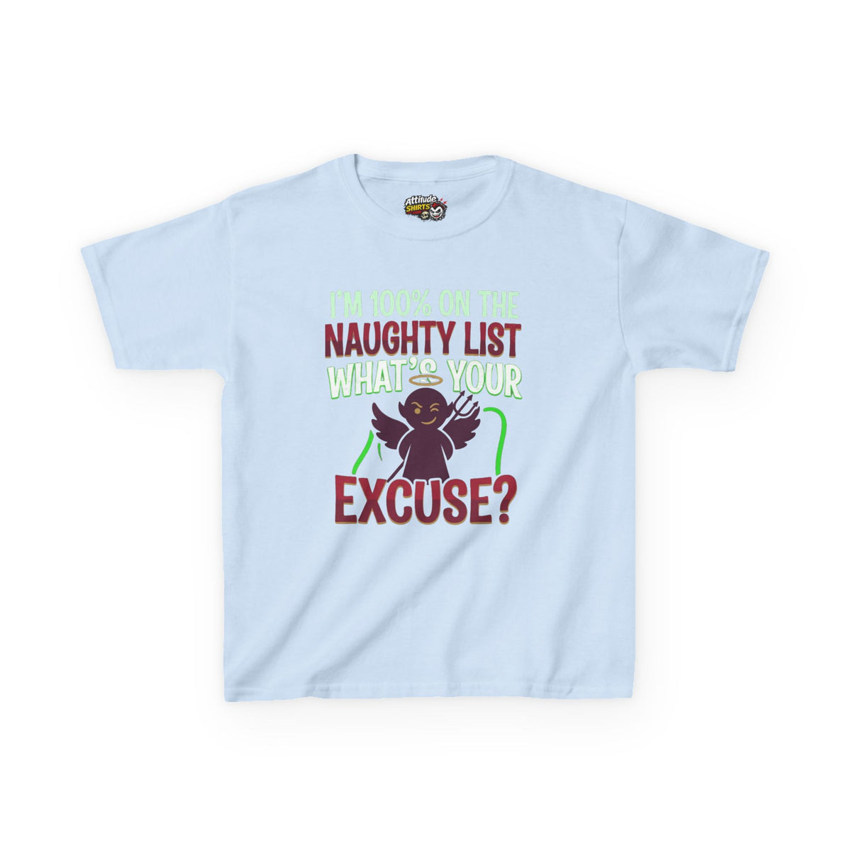 "On The Naughty List" Kids Tee