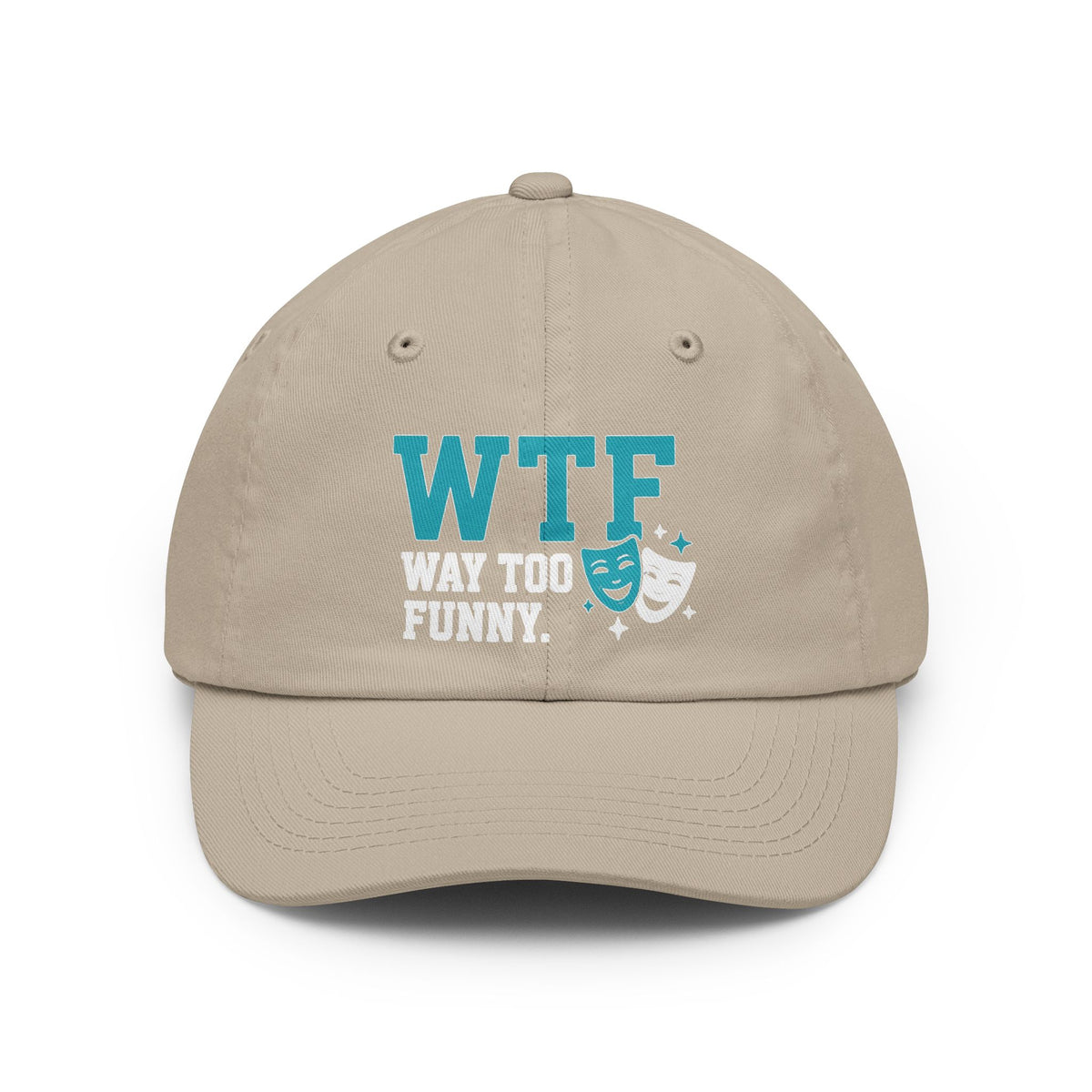Color: Stone | WTF? Nah, Way Too Funny | Dad Hat — AttitudeShirts