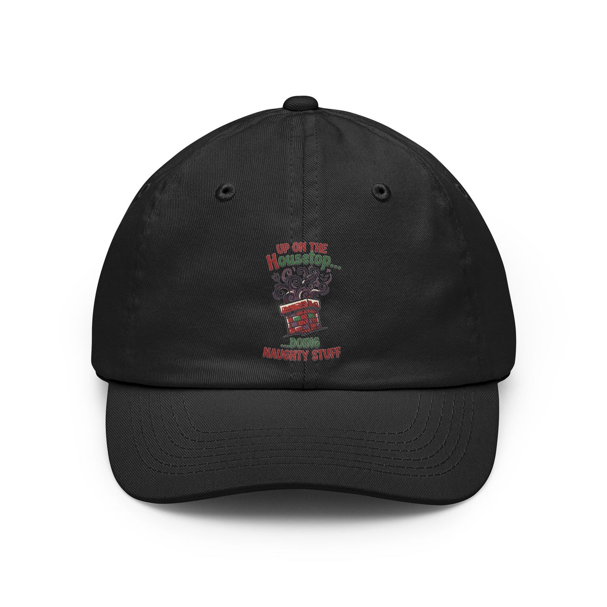 Color: Black | Up On The Housetop Doing Naughty Stuff Dad Hat