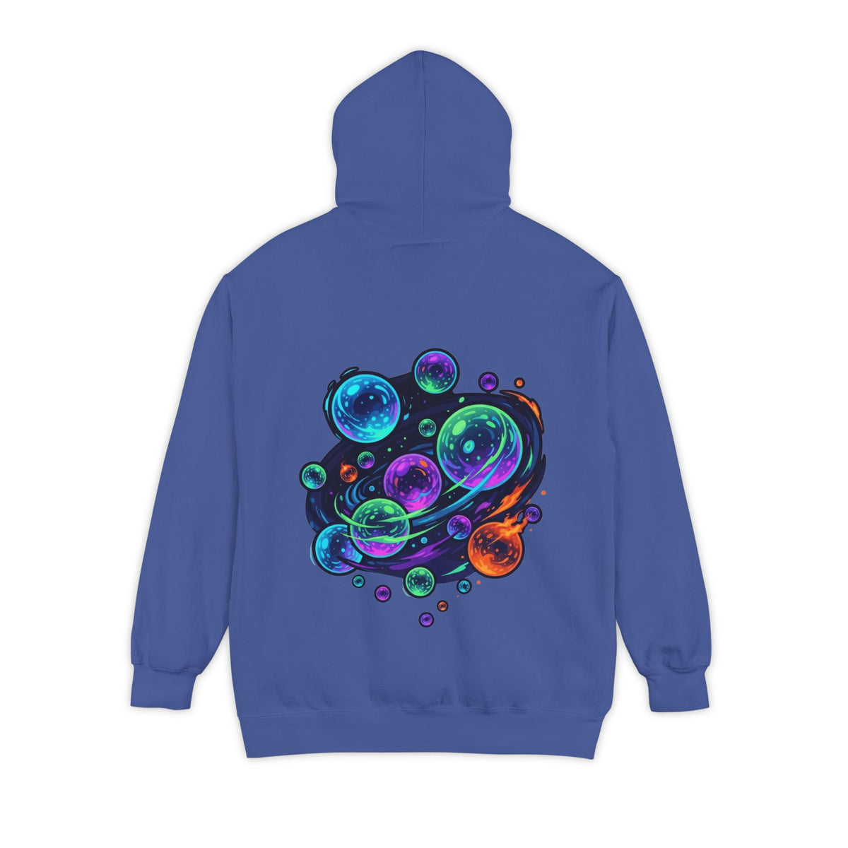 Color: Flo Blue | MinMin Lights (Australian Folklore) Garment-Dyed Hoodie