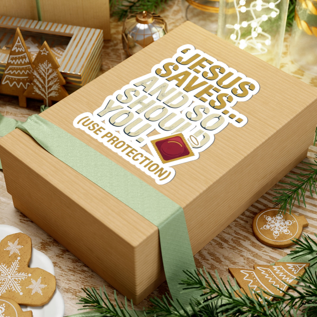"Good Book Series Jesus Saves and So Should You" Sticker — Main
