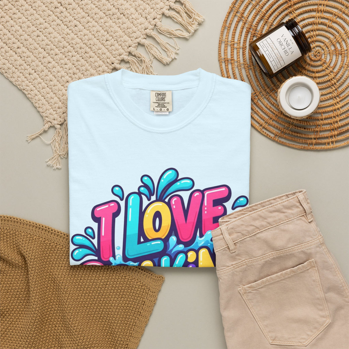 I Love Soaking Unisex Garment-Dyed Tee
