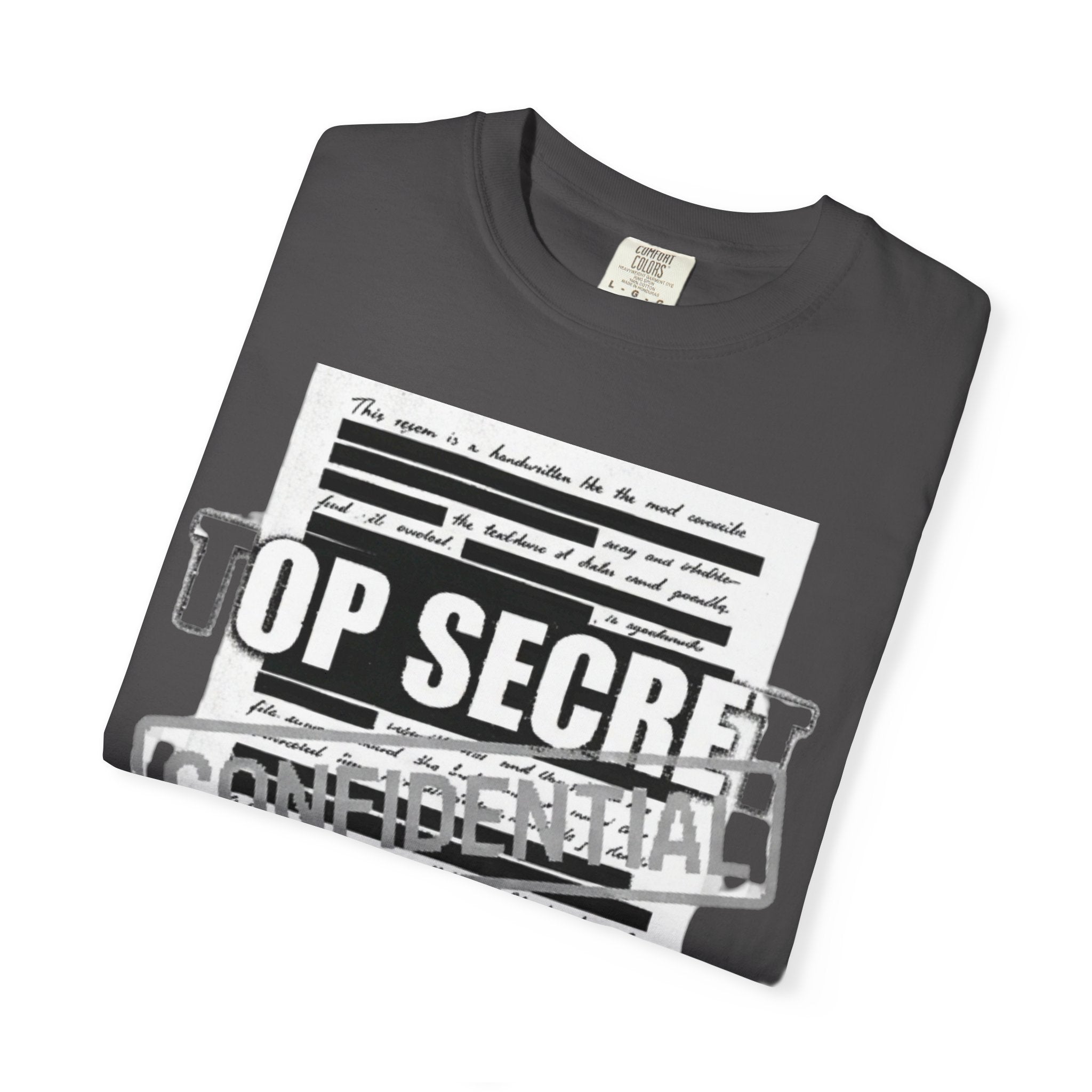 Classified Information Enthusiast | Garment-Dyed Tee — AttitudeShirts