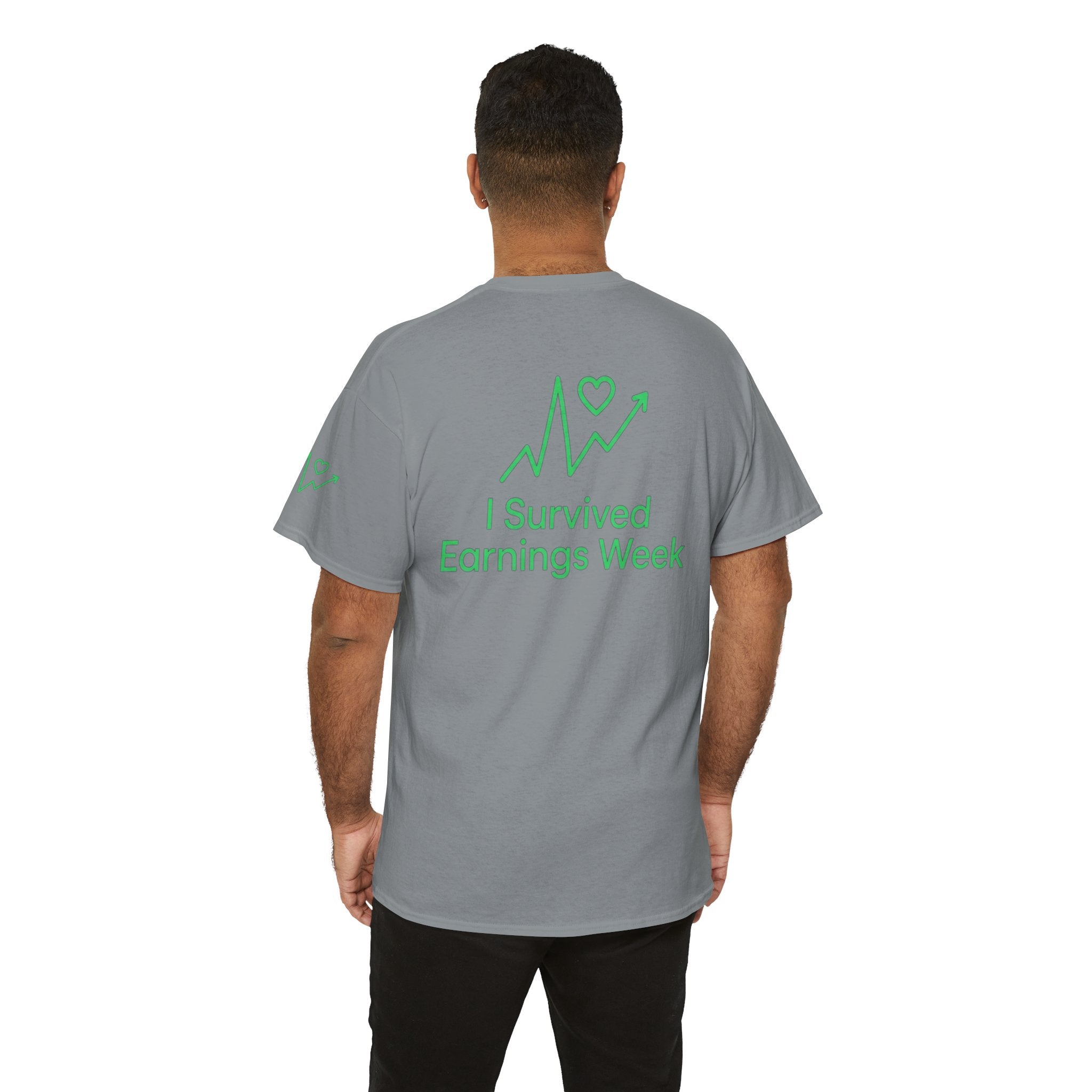 "I Survived Earnings Week" Premium Graphic Tee