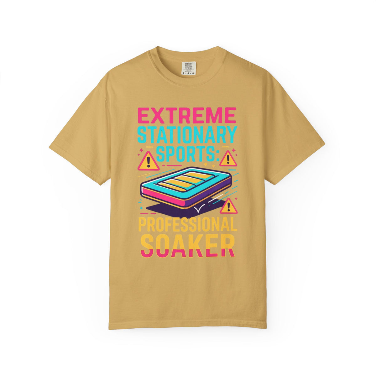 Color: Mustard | Professional Soaker Unisex Garment-Dyed Tee