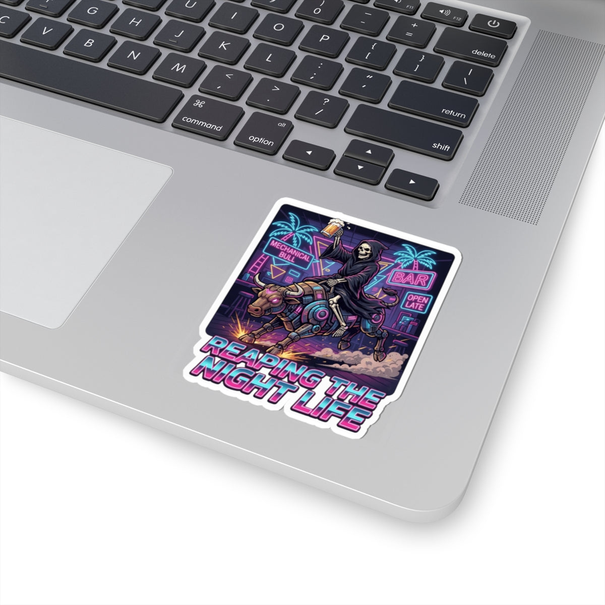 "Reaping the Night Life" Sticker — Main