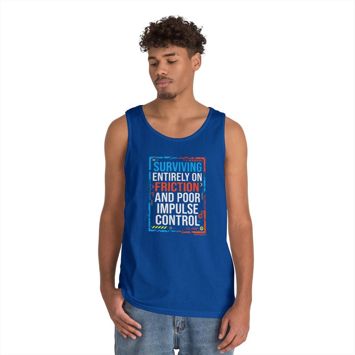 "Surviving On Friction" Tank Top