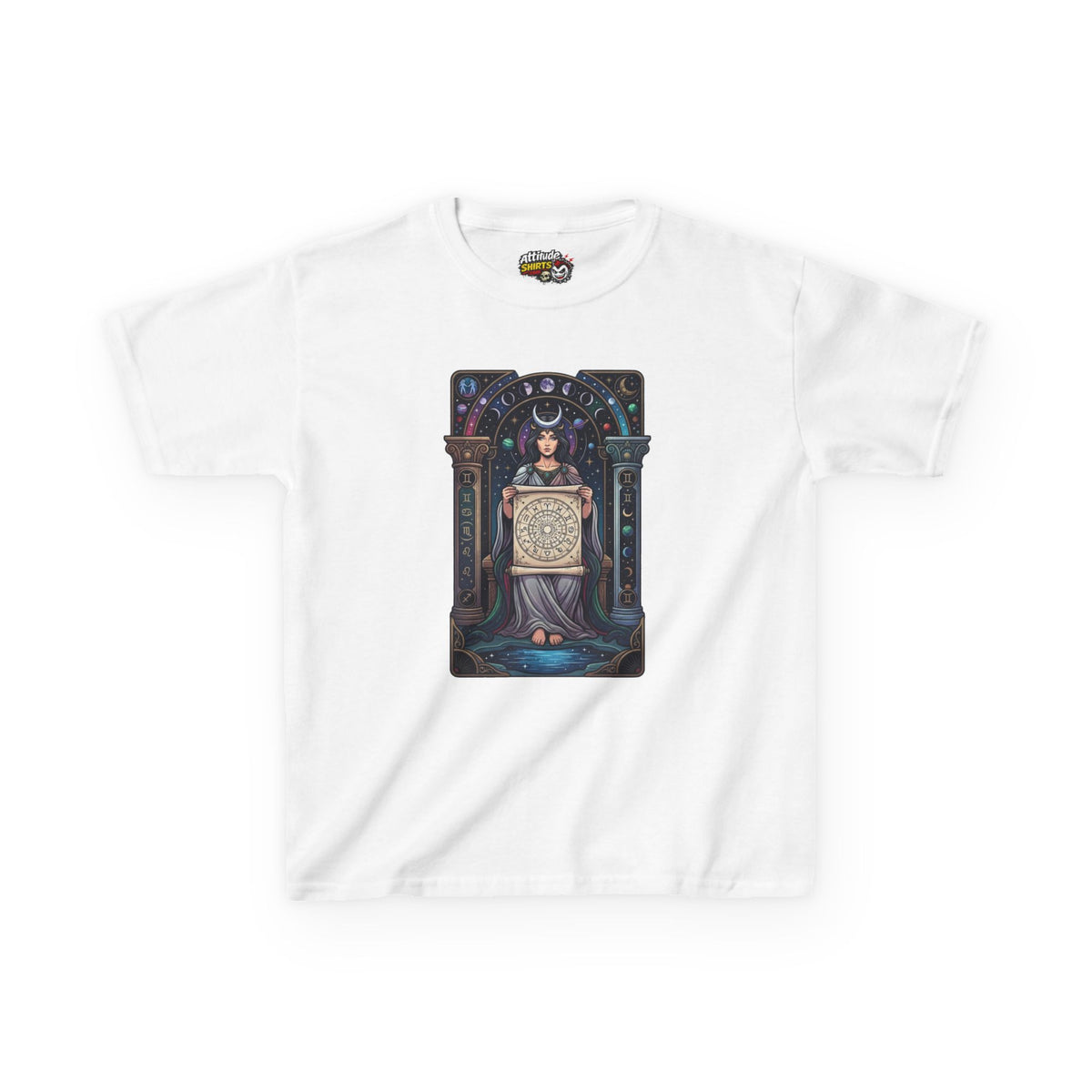 "The Cosmic Tarot (High Priestess)" Kids Tee