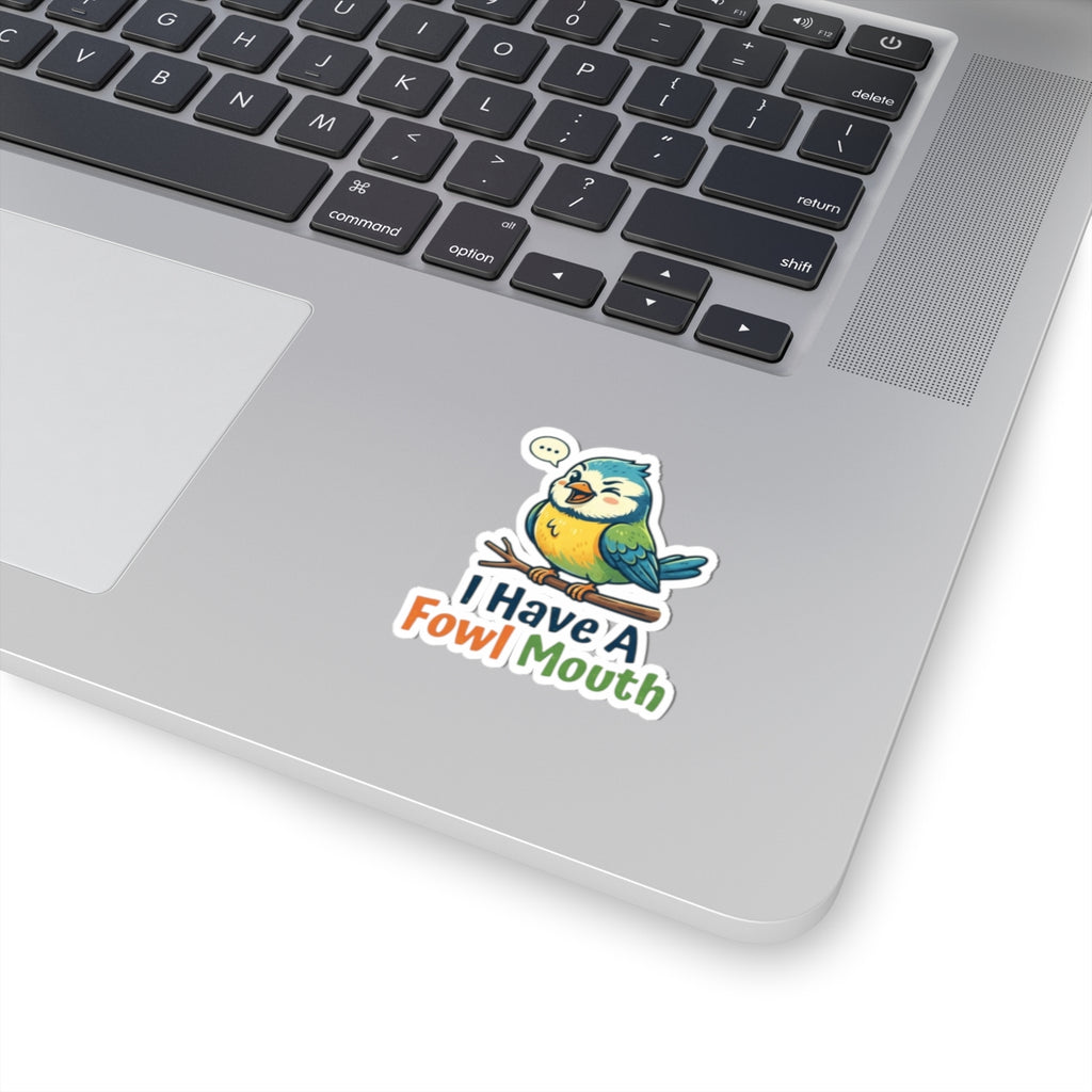 "Fowl Mouth" Sticker — Main