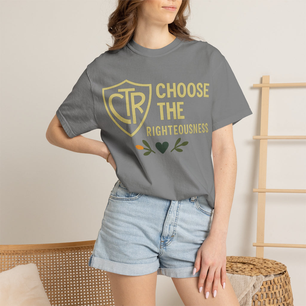 "CTR: Choose the Righteousness" Unisex Garment-Dyed T-shirt