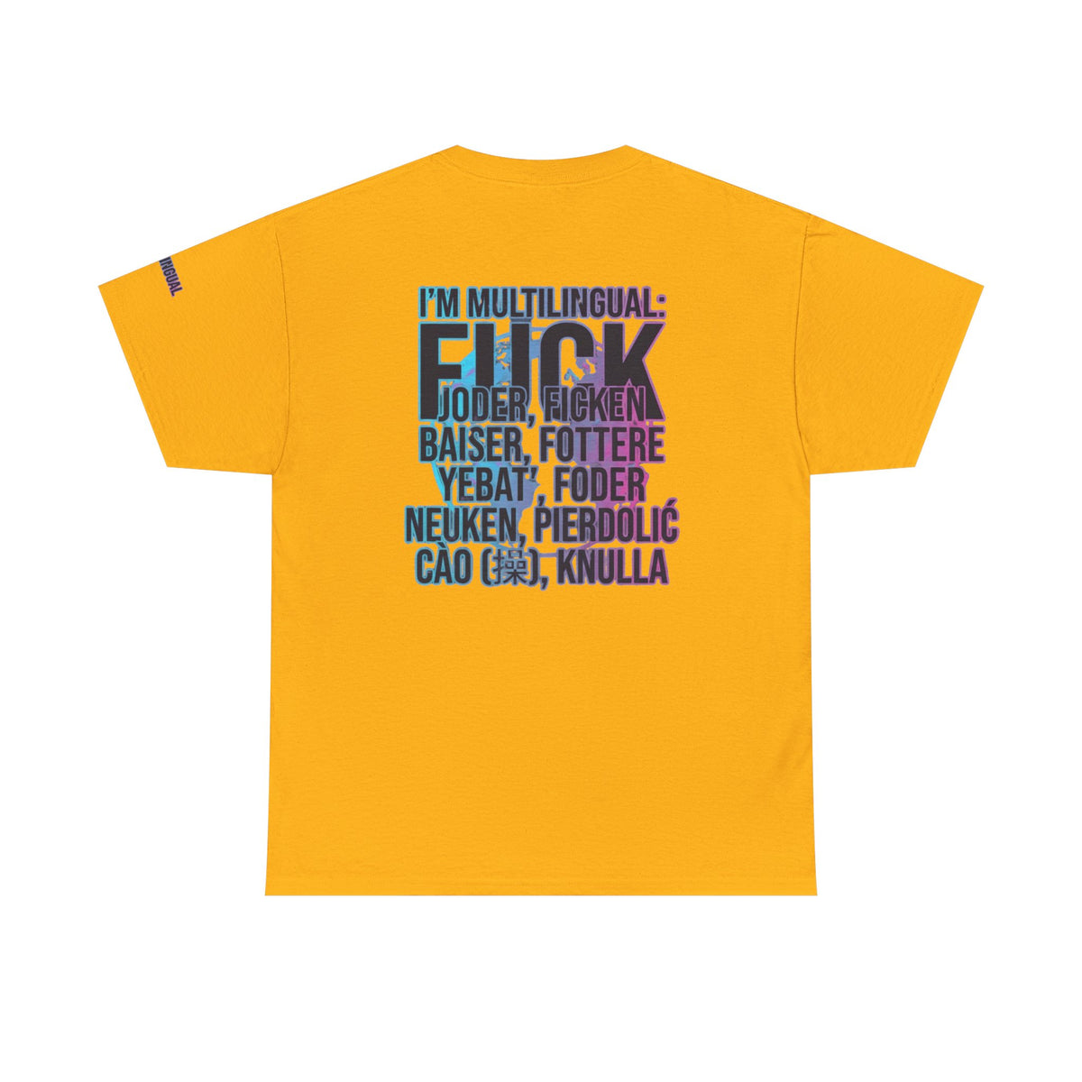 Color: Gold | I'm Multilingual Premium Graphic Tee