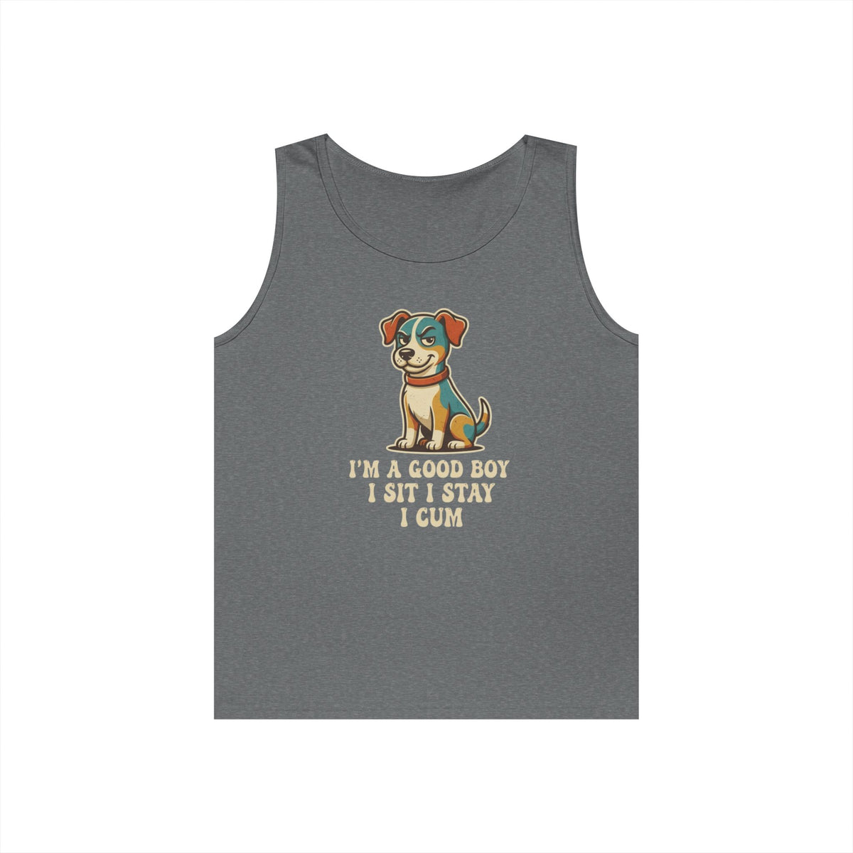 Color: Graphite Heather | I'm A Good Boy Tank Top