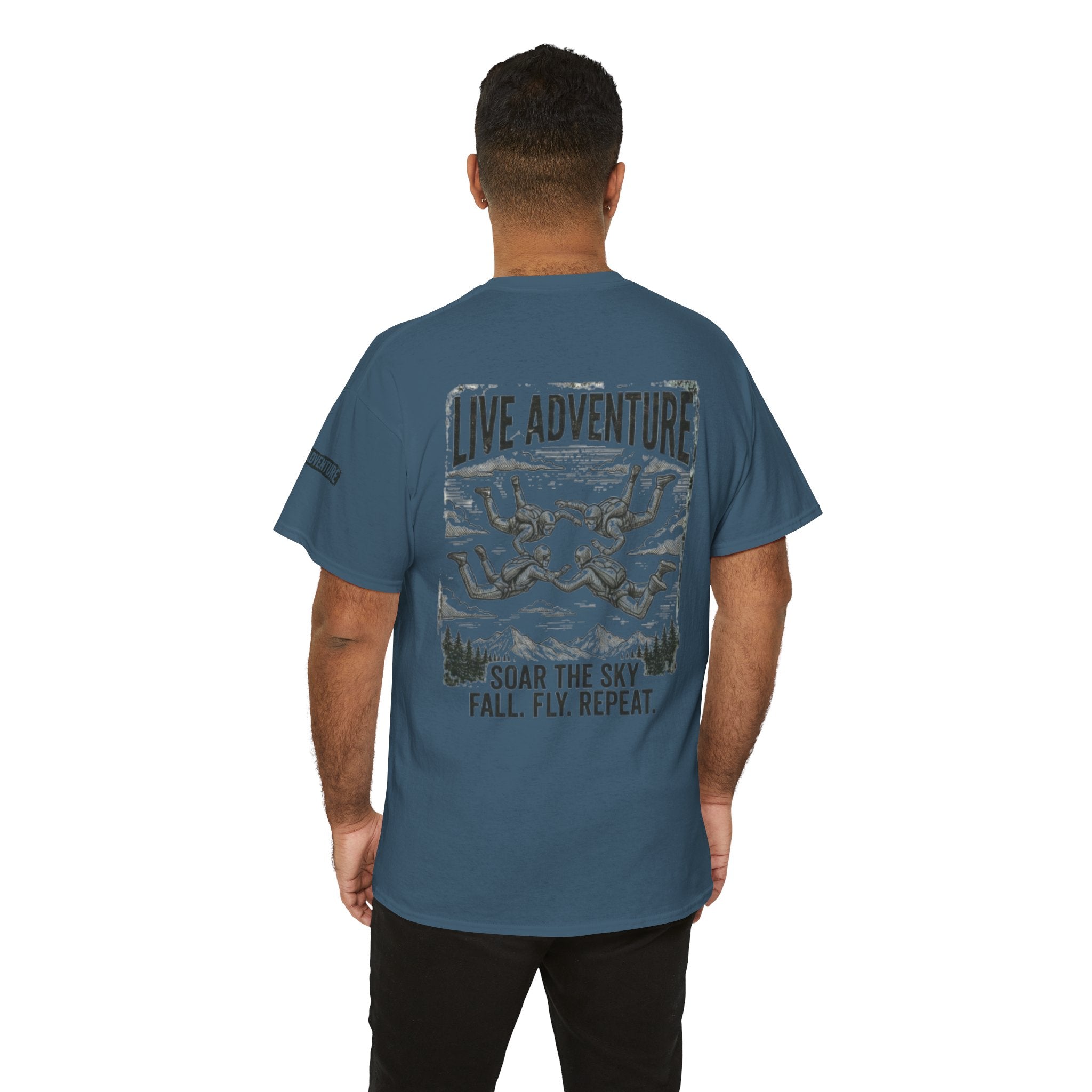"Live Adventure - Skydive" Premium Graphic Tee
