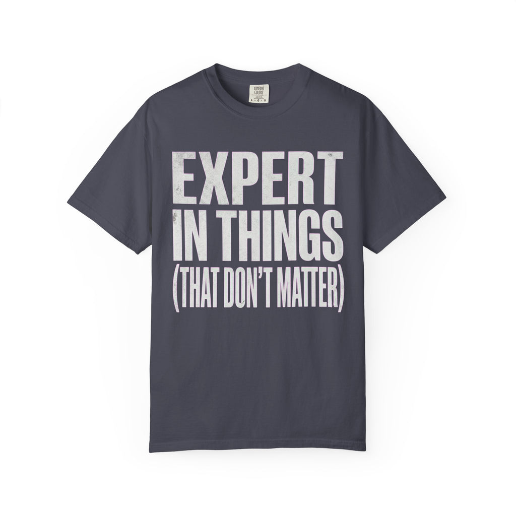 "Expert In Things" Unisex Garment-Dyed Tee
