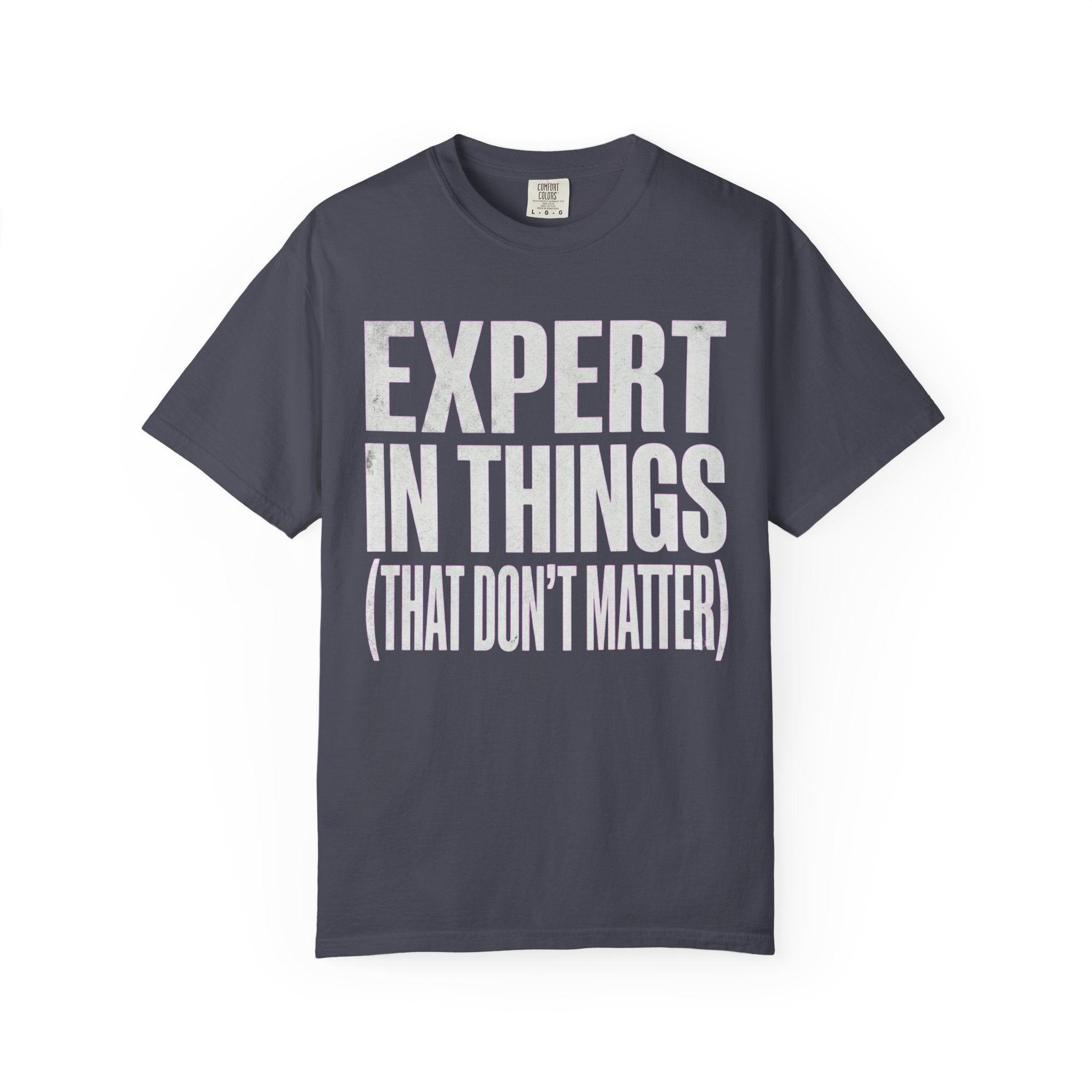 "Expert In Things" Unisex Garment-Dyed Tee