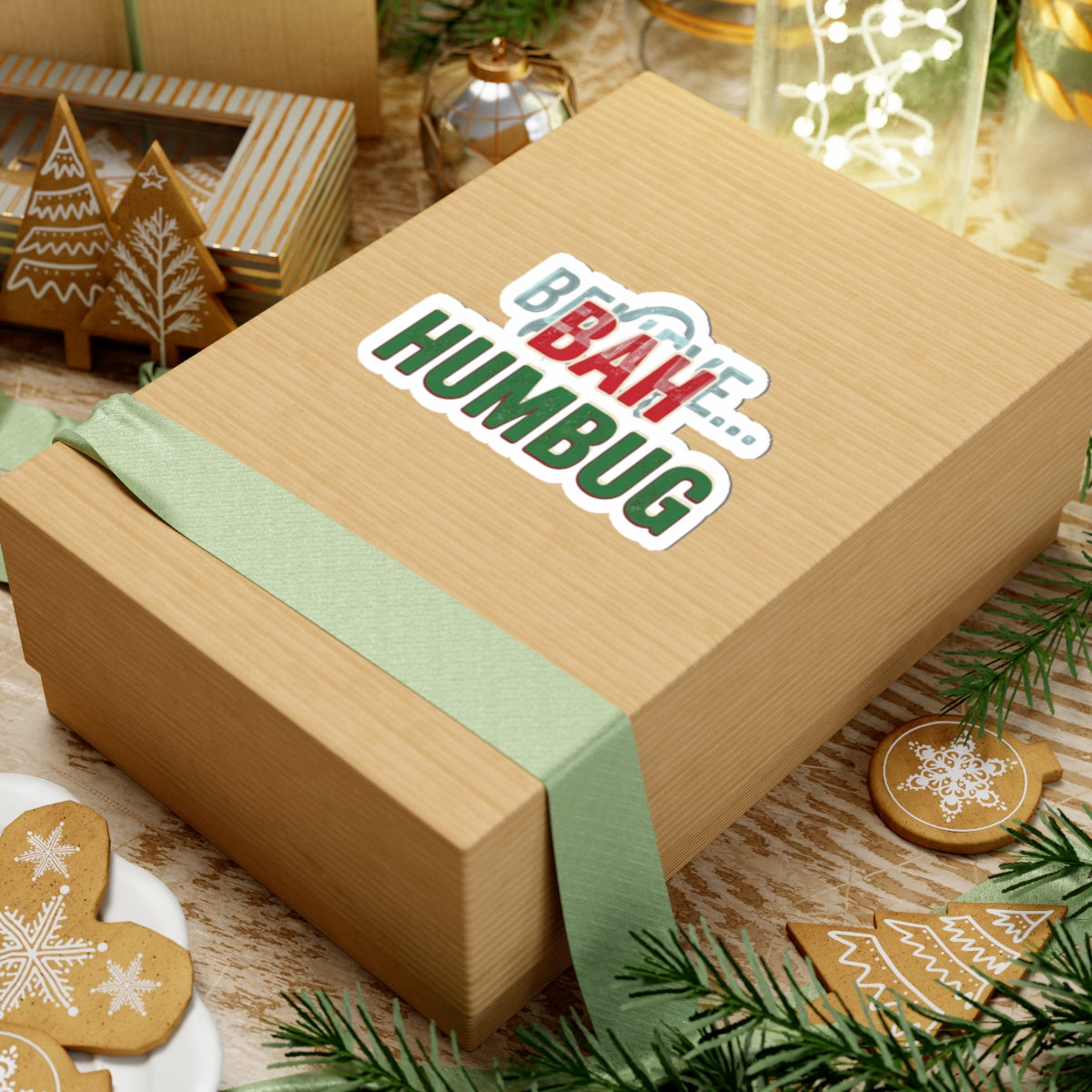 "Bah Humburg" Sticker — Main