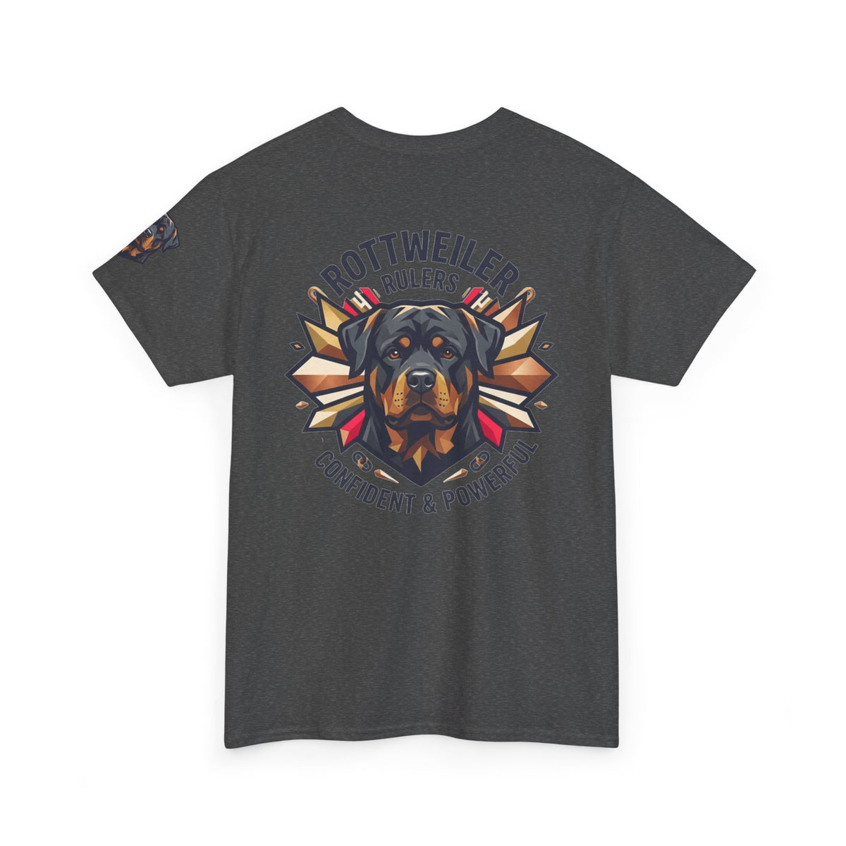 "Rottweiler Rulers Confident Powerful" Premium Graphic Tee