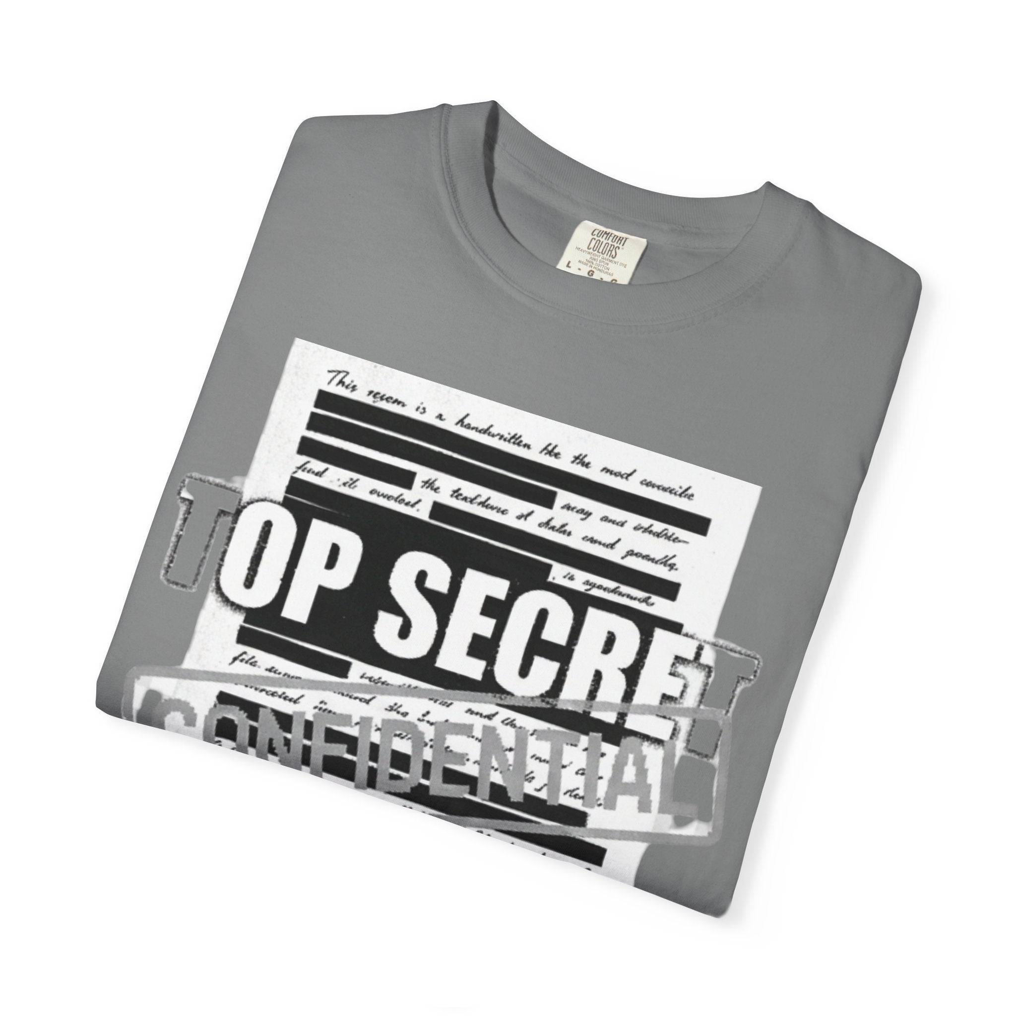 Classified Information Enthusiast | Garment-Dyed Tee — AttitudeShirts