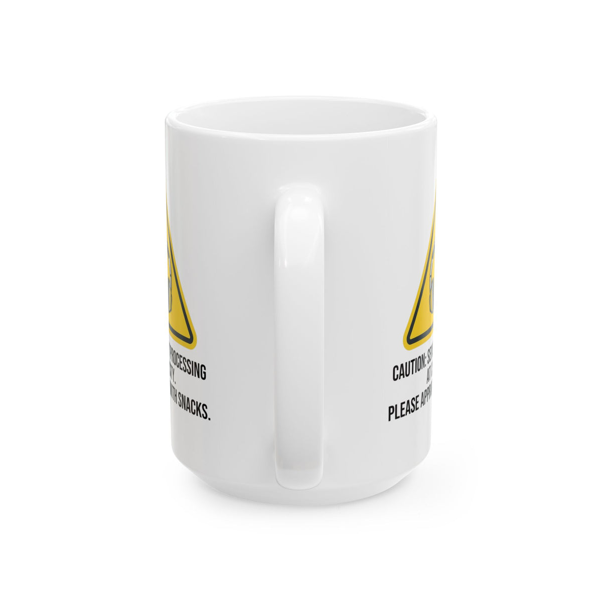 "Sensory At Capacity" White Ceramic Mug