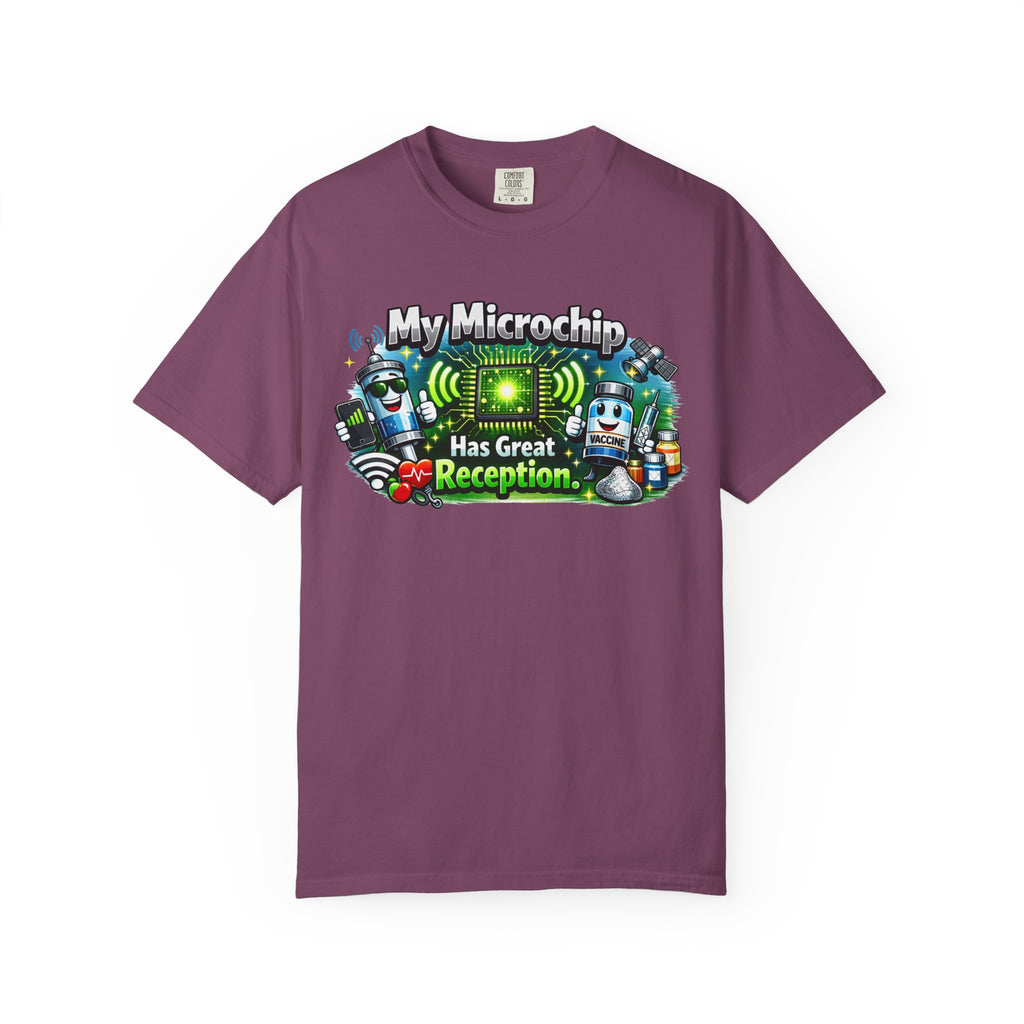 Great Reception Microchip | Garment-Dyed Tee — AttitudeShirts