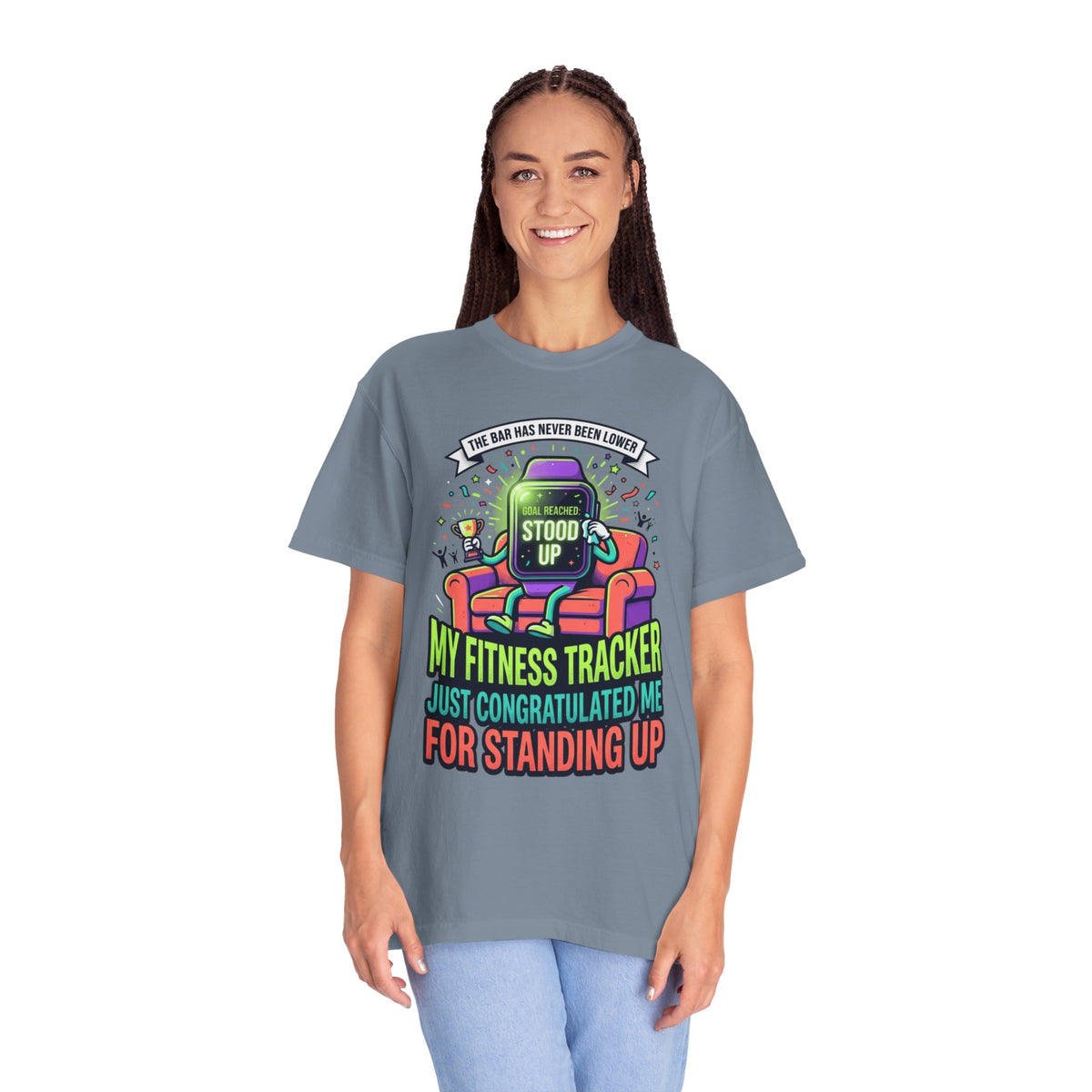 Color: Blue Jean | The Bar Has Never Been Lower Unisex Garment-Dyed Tee